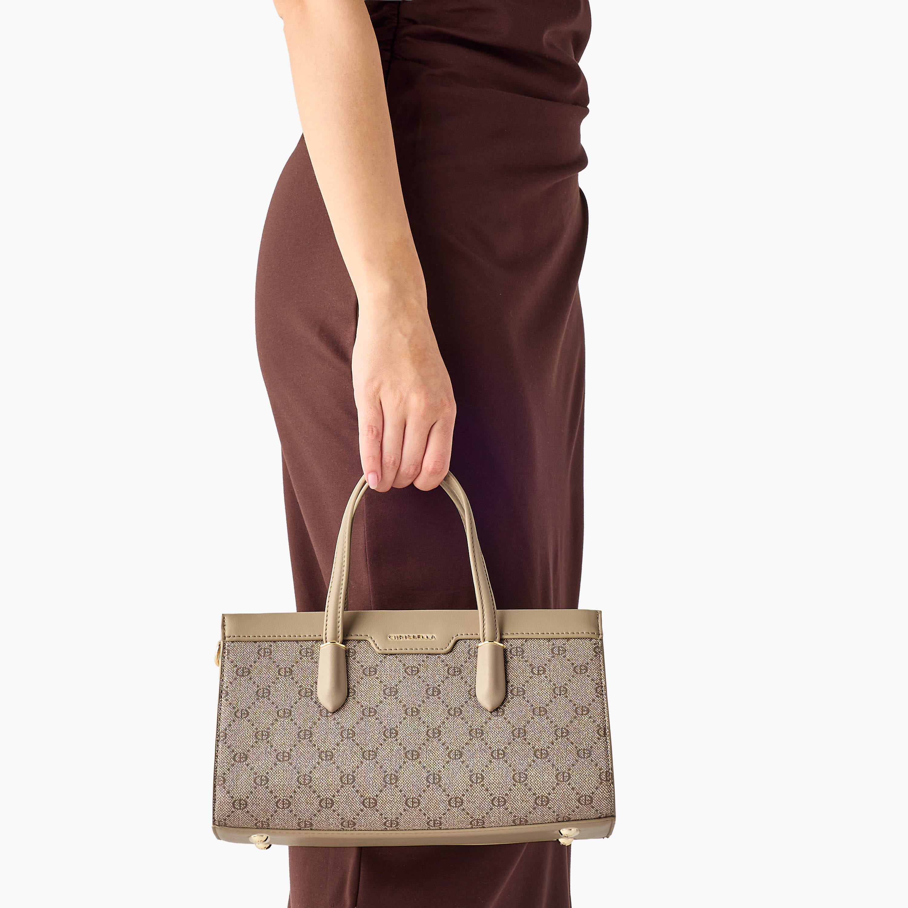 Chrisbella Monogram Print Tote Bag with Wallet-women-bagsandwallets-handbags-image-4