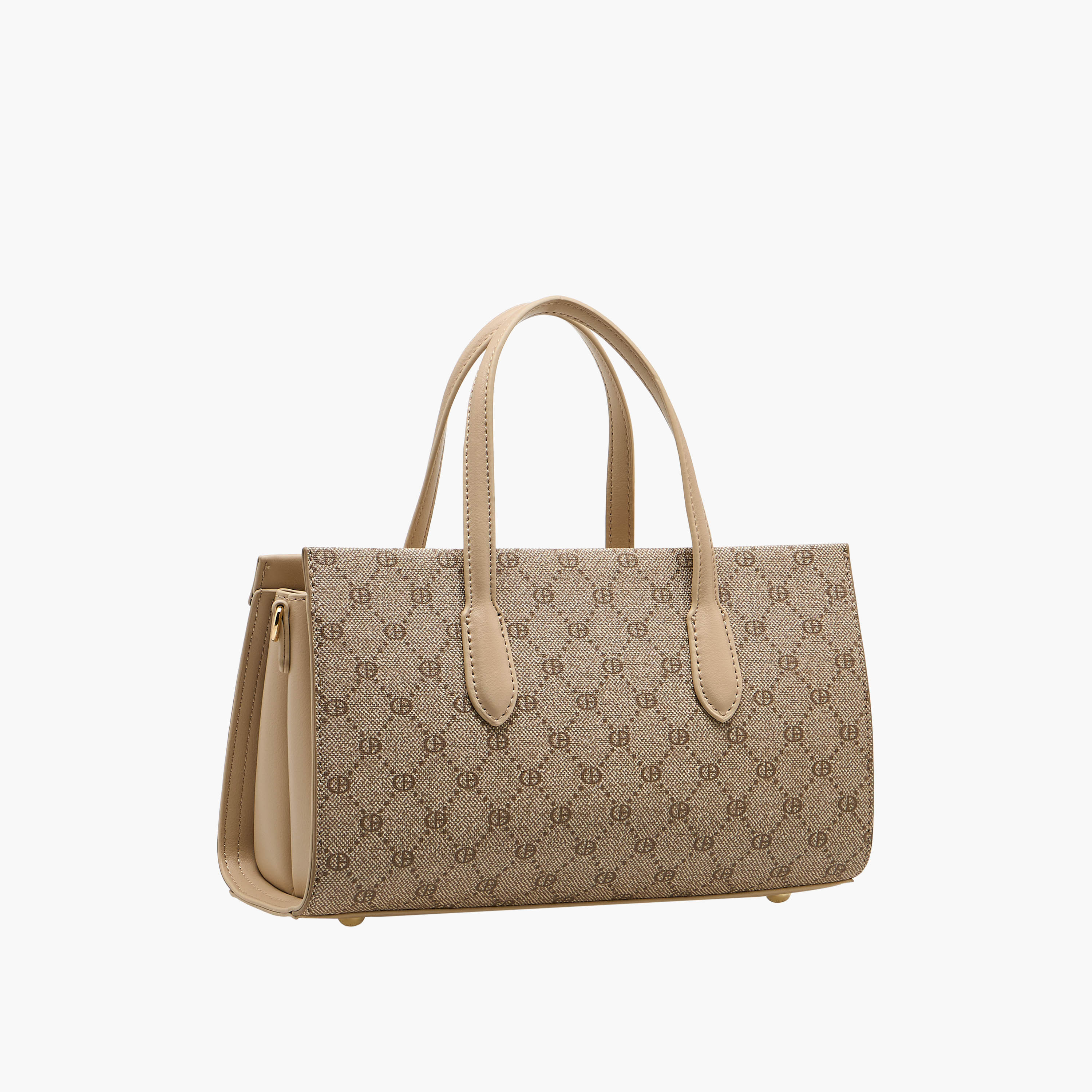 Chrisbella Monogram Print Tote Bag with Wallet-women-bagsandwallets-handbags-image-5