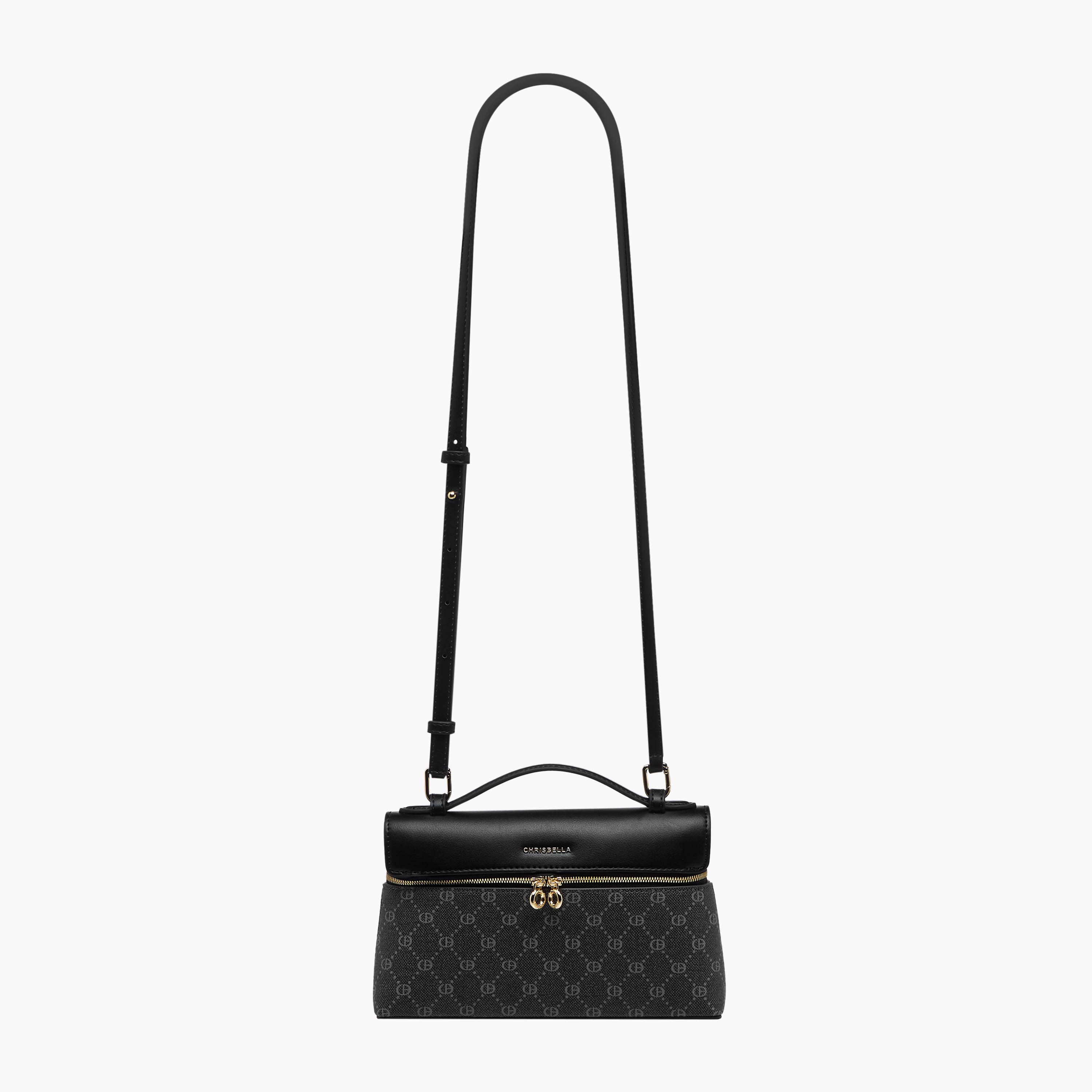 Chrisbella Monogram Print Crossbody Bag with Wallet-women-bagsandwallets-handbags-image-4