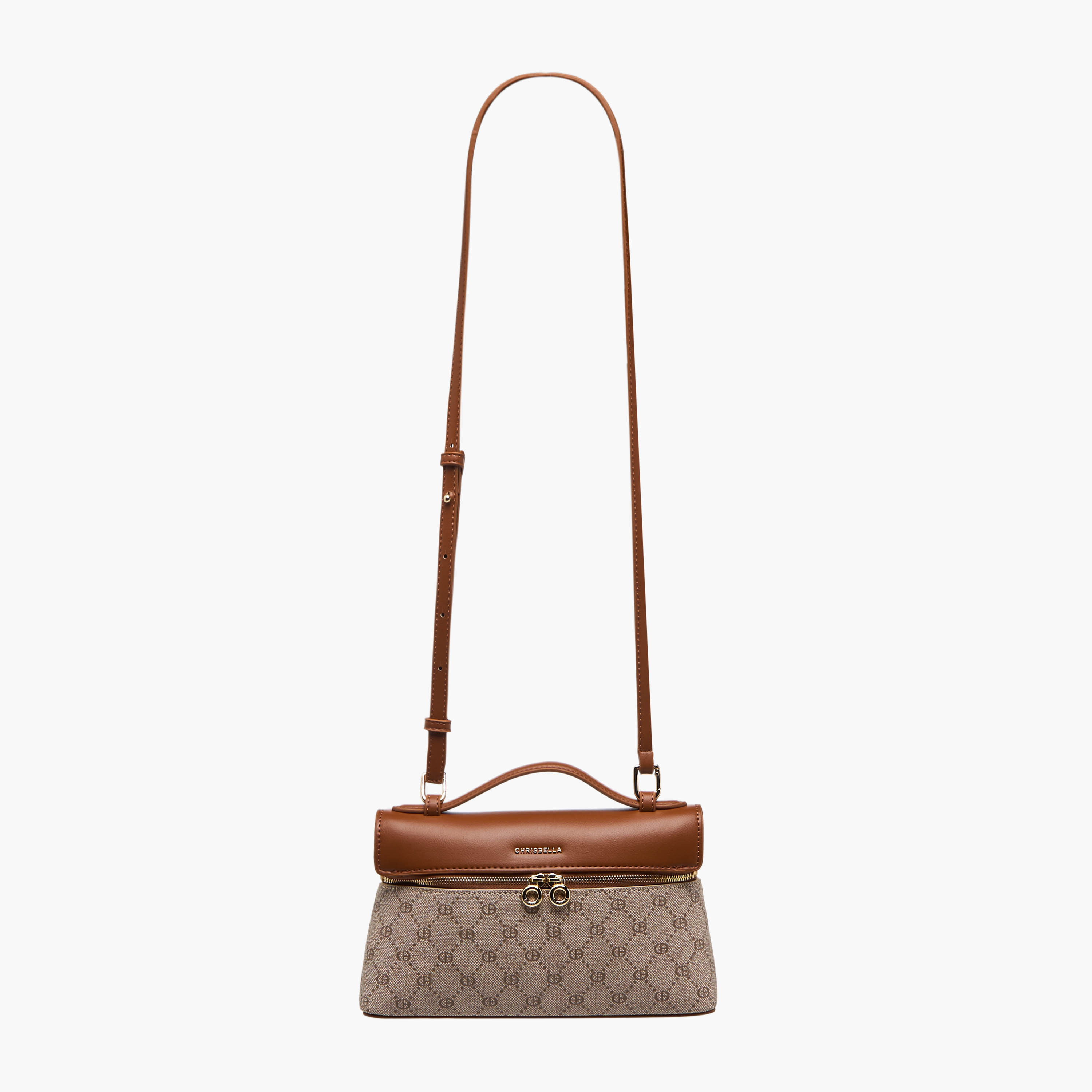 Chrisbella Monogram Print Tote Bag with Wallet-women-bagsandwallets-handbags-image-3