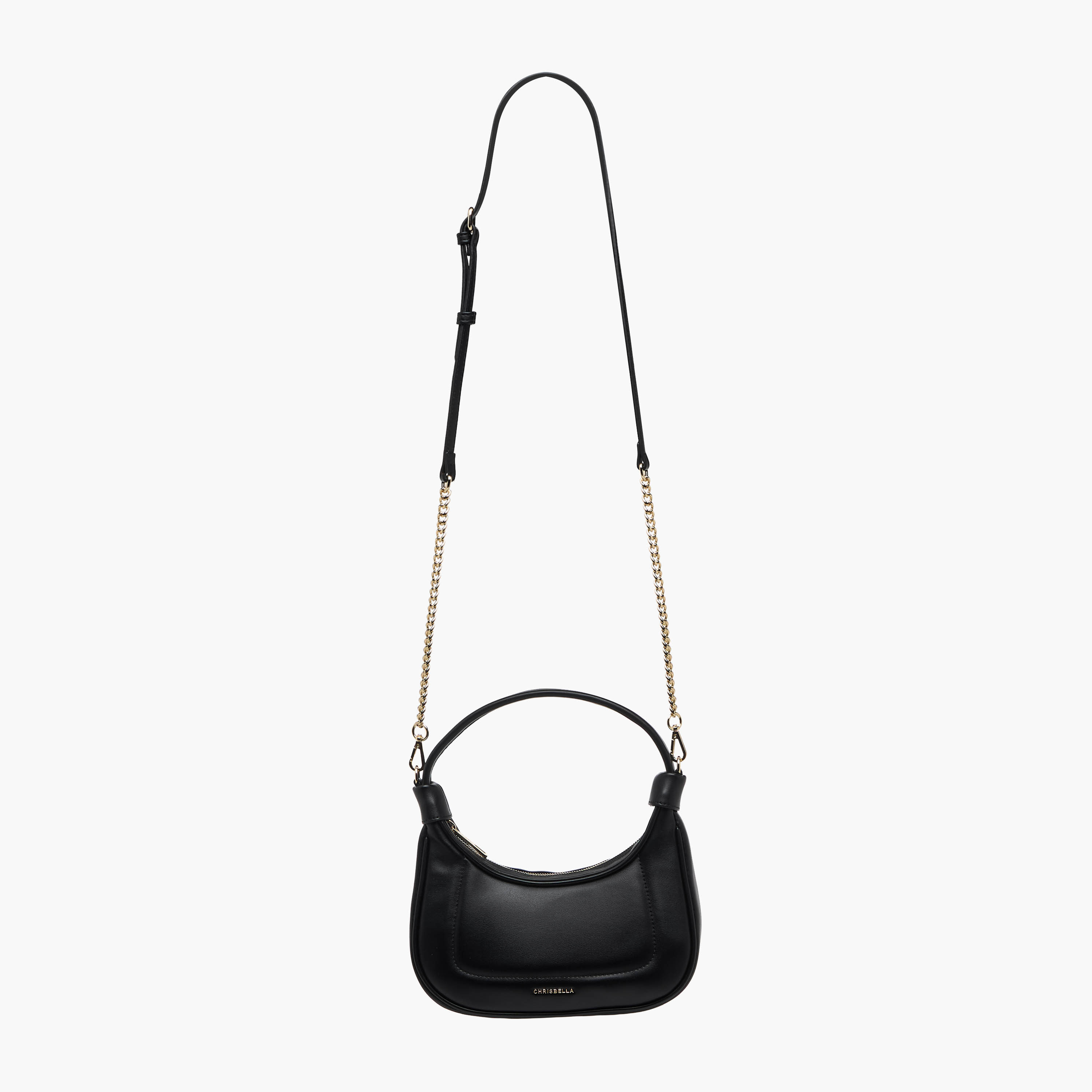 Chrisbella Monotone Baguette Bag with Wallet-women-bagsandwallets-handbags-image-3