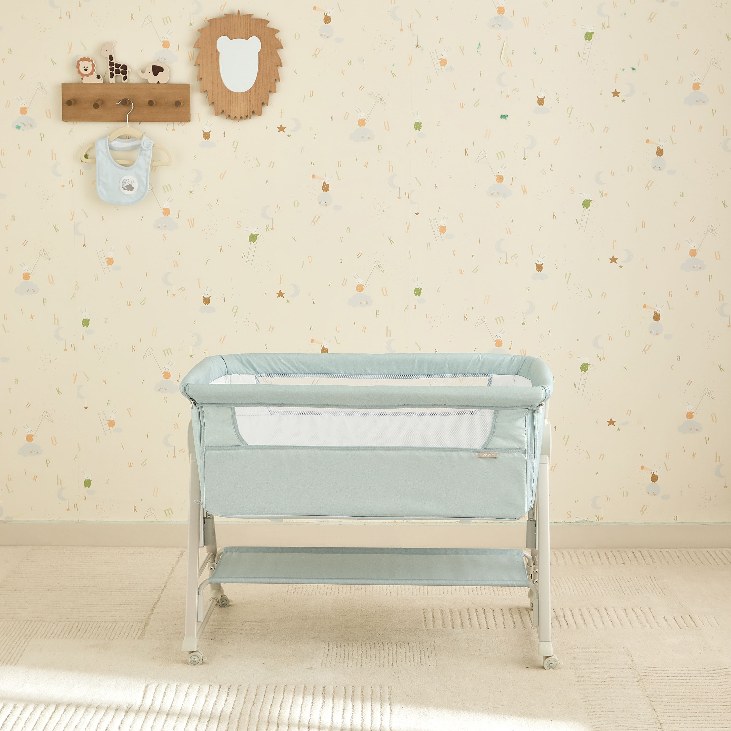 Juniors Percy Baby Bassinet with 7 Adjustable Heights-baby-nursery-furniture-cribsandbeds-bassinets-image-6