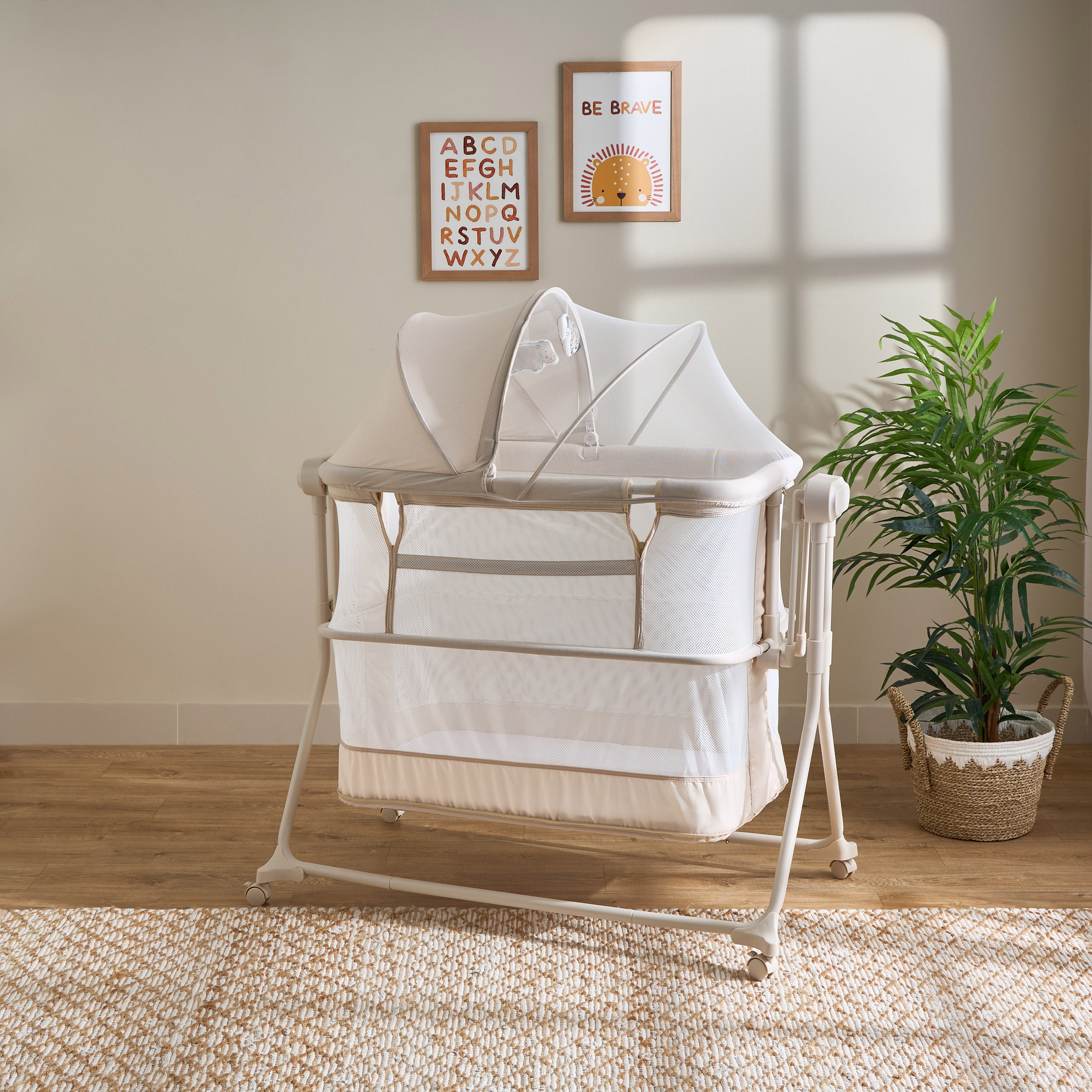Mastela Sense Balance Baby Bassinet with Mosquito Net-baby-nursery-furniture-cribsandbeds-bassinets-image-1