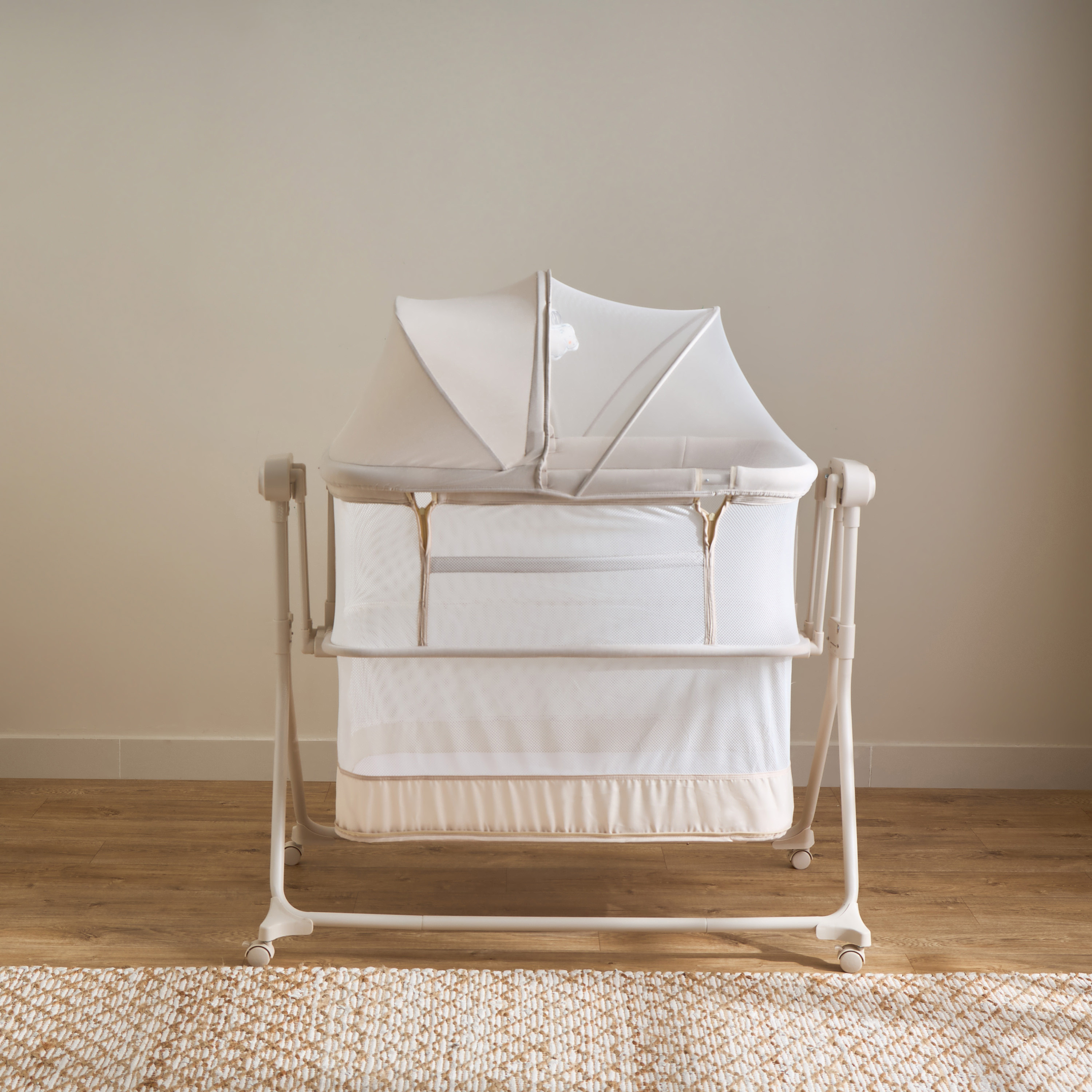 Mastela Sense Balance Baby Bassinet with Mosquito Net-baby-nursery-furniture-cribsandbeds-bassinets-image-2