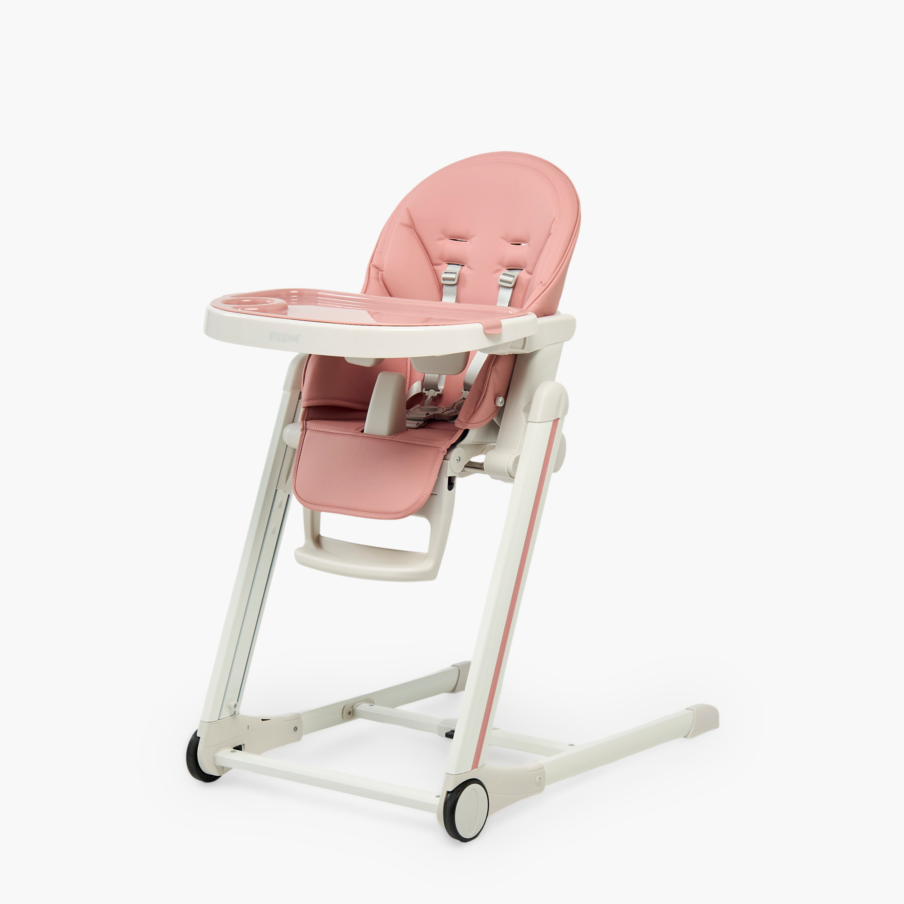 Giggles Olivia High Chair with 5 Position Height Adjustment-baby-feeding-highchairsandboosters-image-1