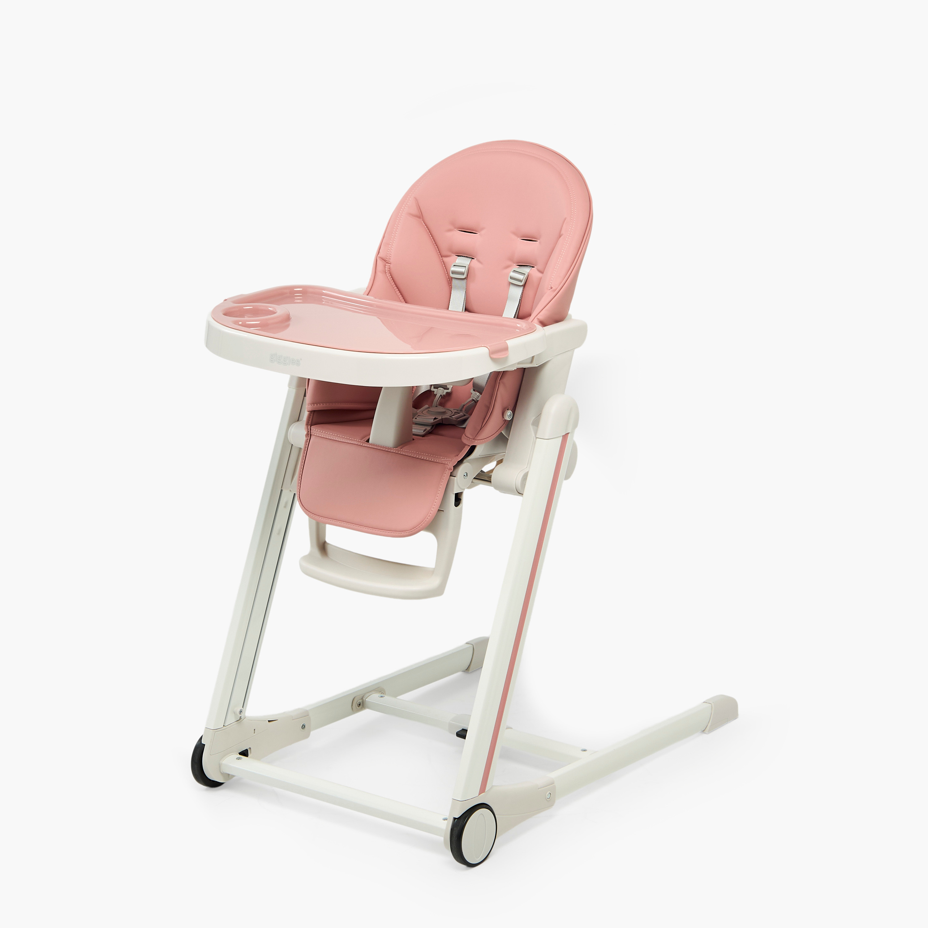 Giggles Olivia High Chair with 5 Position Height Adjustment-baby-feeding-highchairsandboosters-image-15