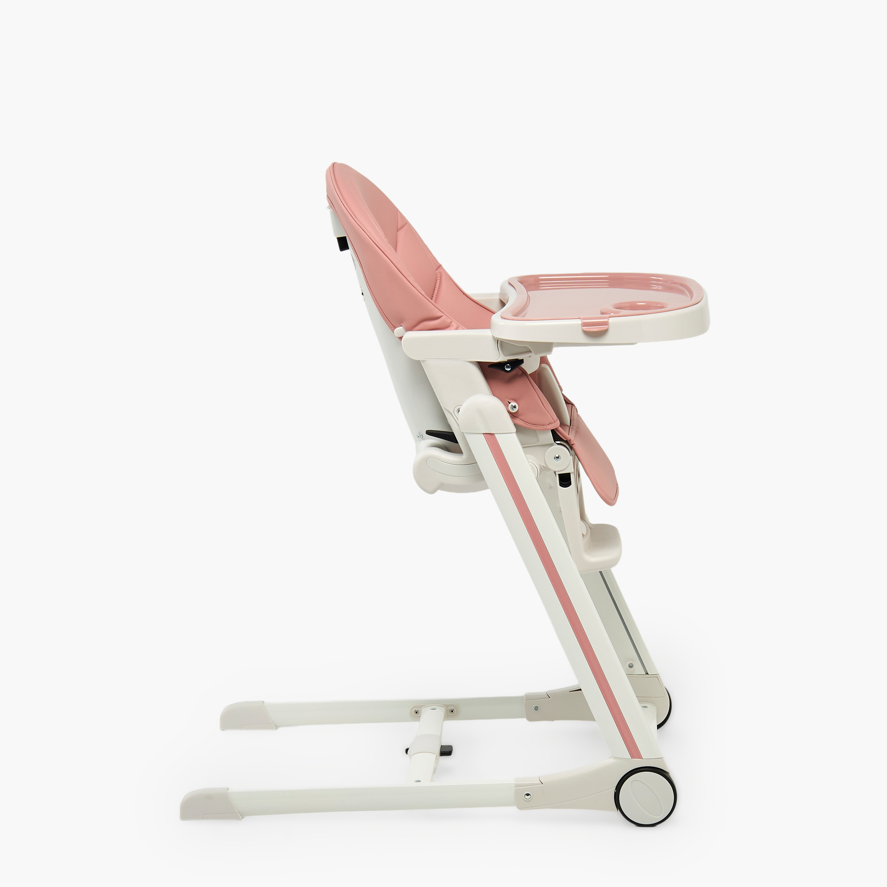 Giggles Olivia High Chair with 5 Position Height Adjustment-baby-feeding-highchairsandboosters-image-3