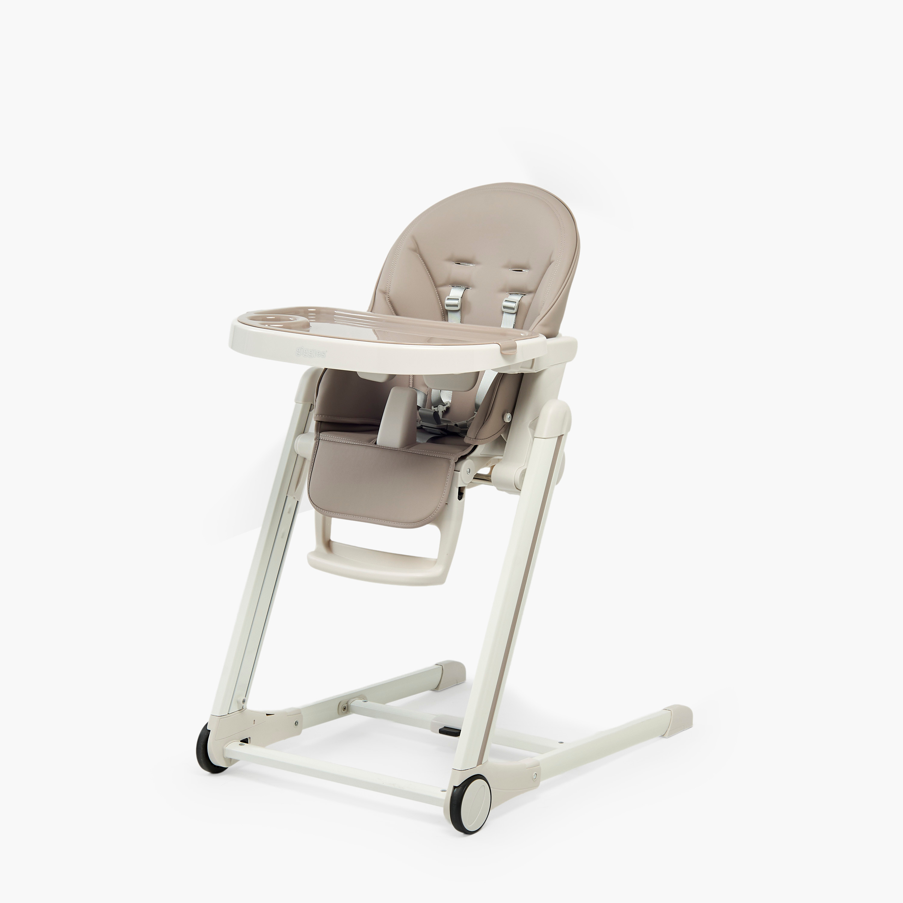 Giggles Olivia High Chair with 5 Position Height Adjustment-baby-feeding-highchairsandboosters-image-1