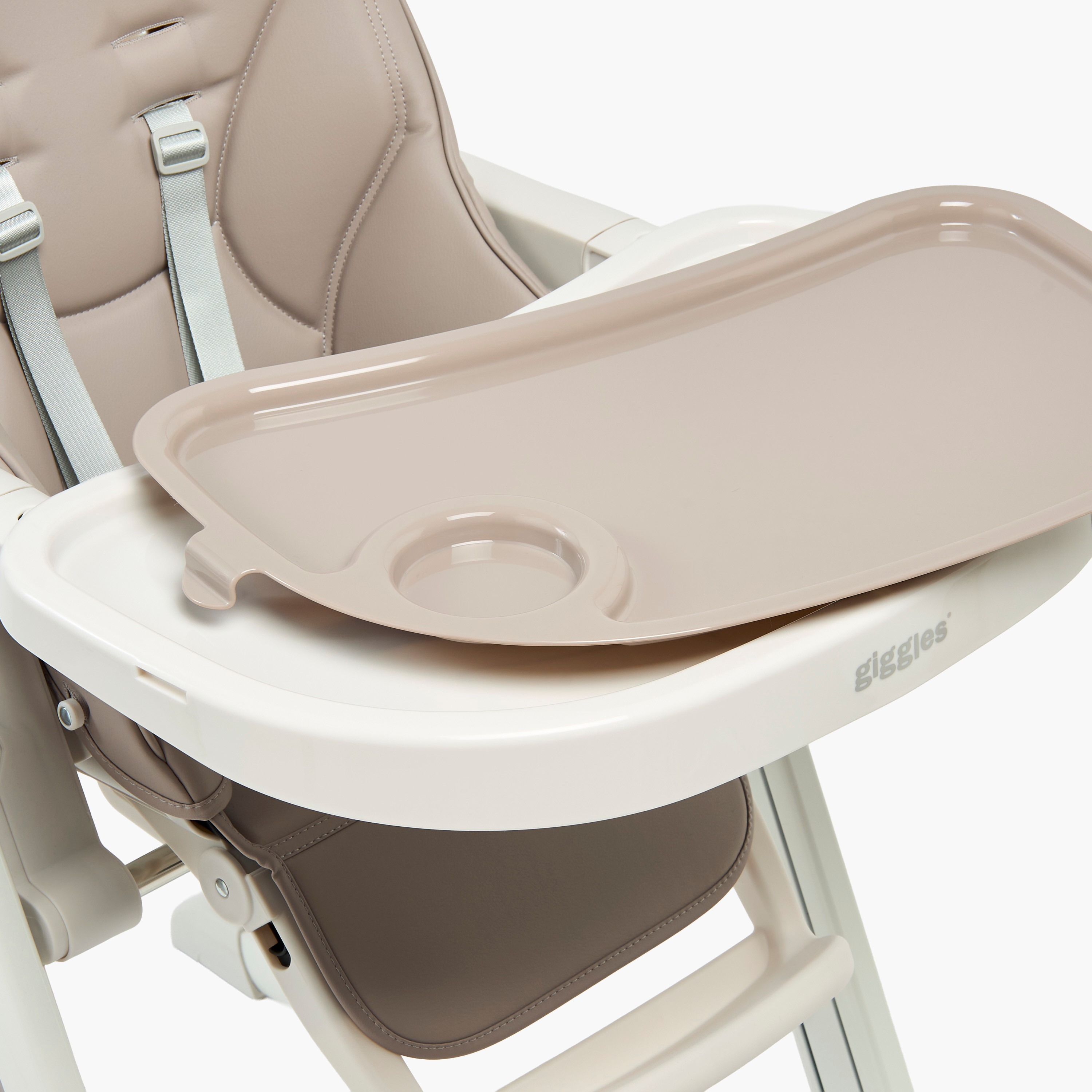Giggles Olivia High Chair with 5 Position Height Adjustment-baby-feeding-highchairsandboosters-image-17