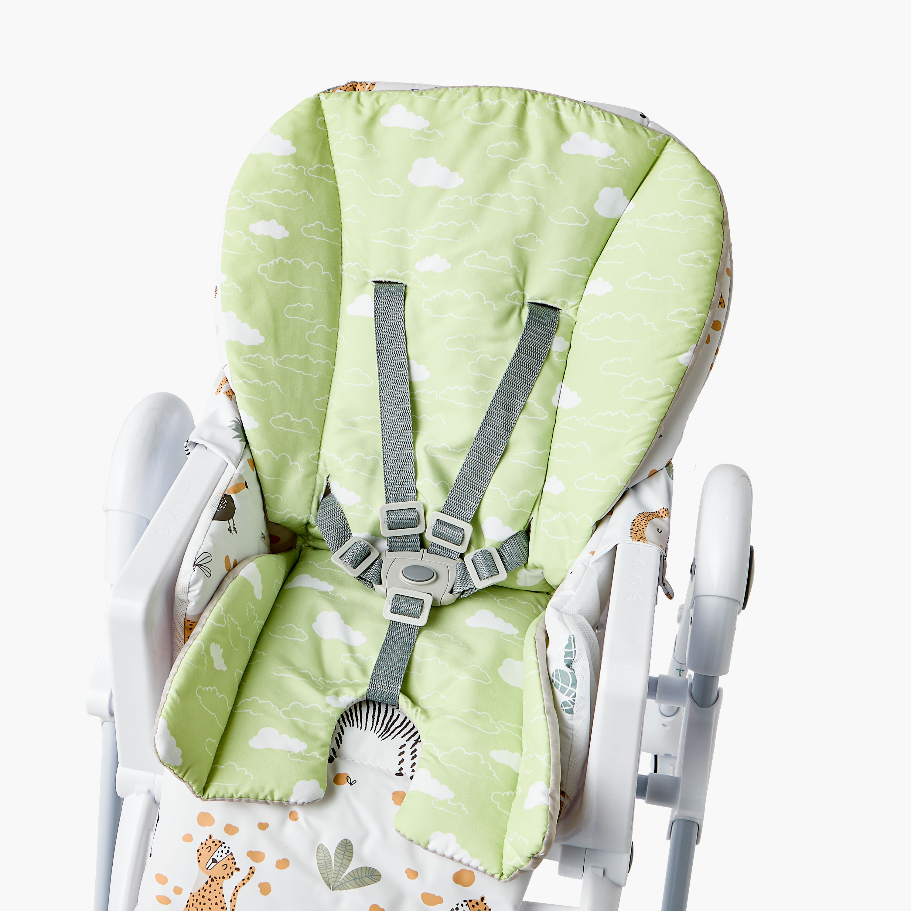 Juniors Anna Highchair Cushion with Cloud Print-baby-feeding-highchairsandboosters-image-5