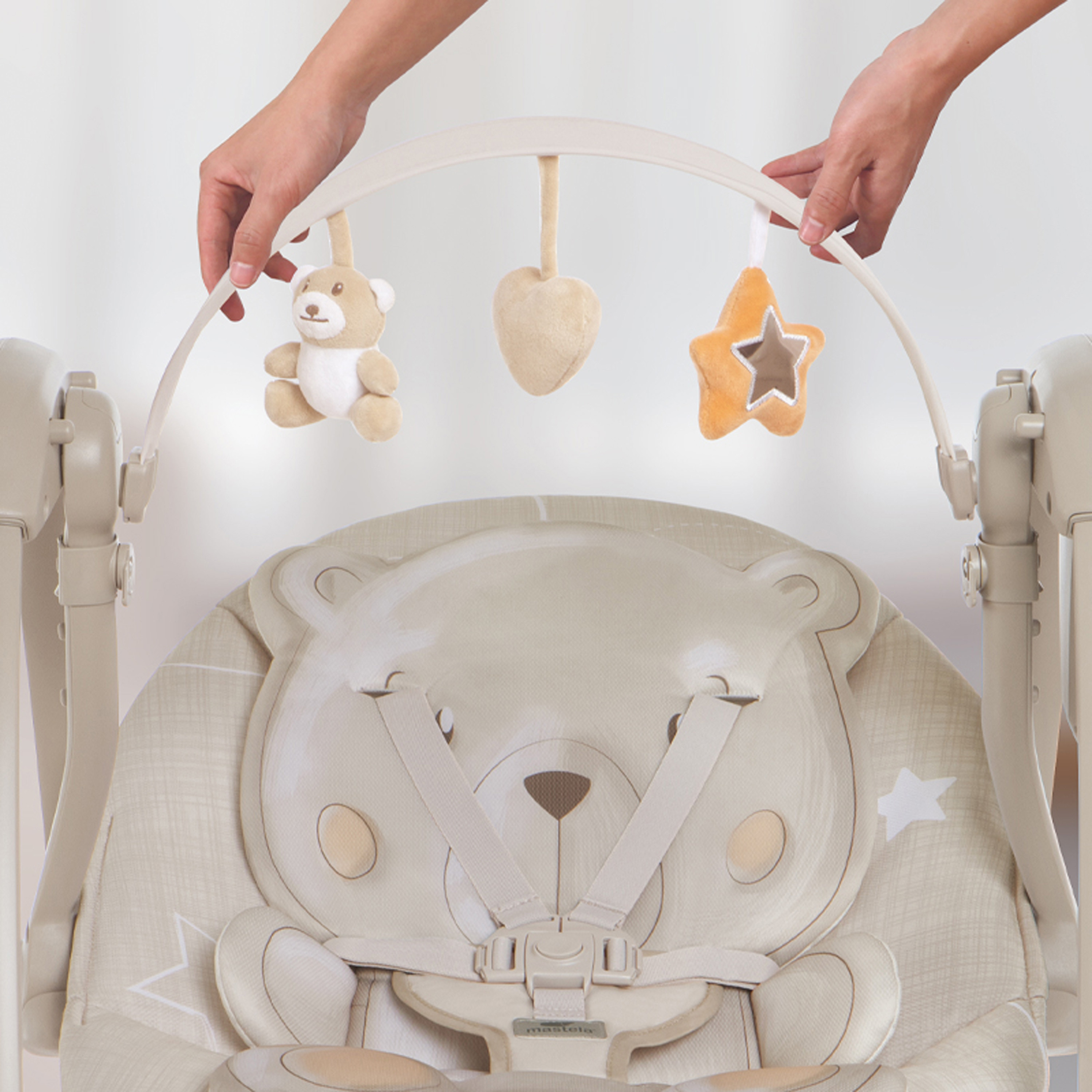 مقعد متأرجح بعارضة لعب قابلة للإزالة من ماستيلا ديلوكس-baby-infantactivity-swings-image-3