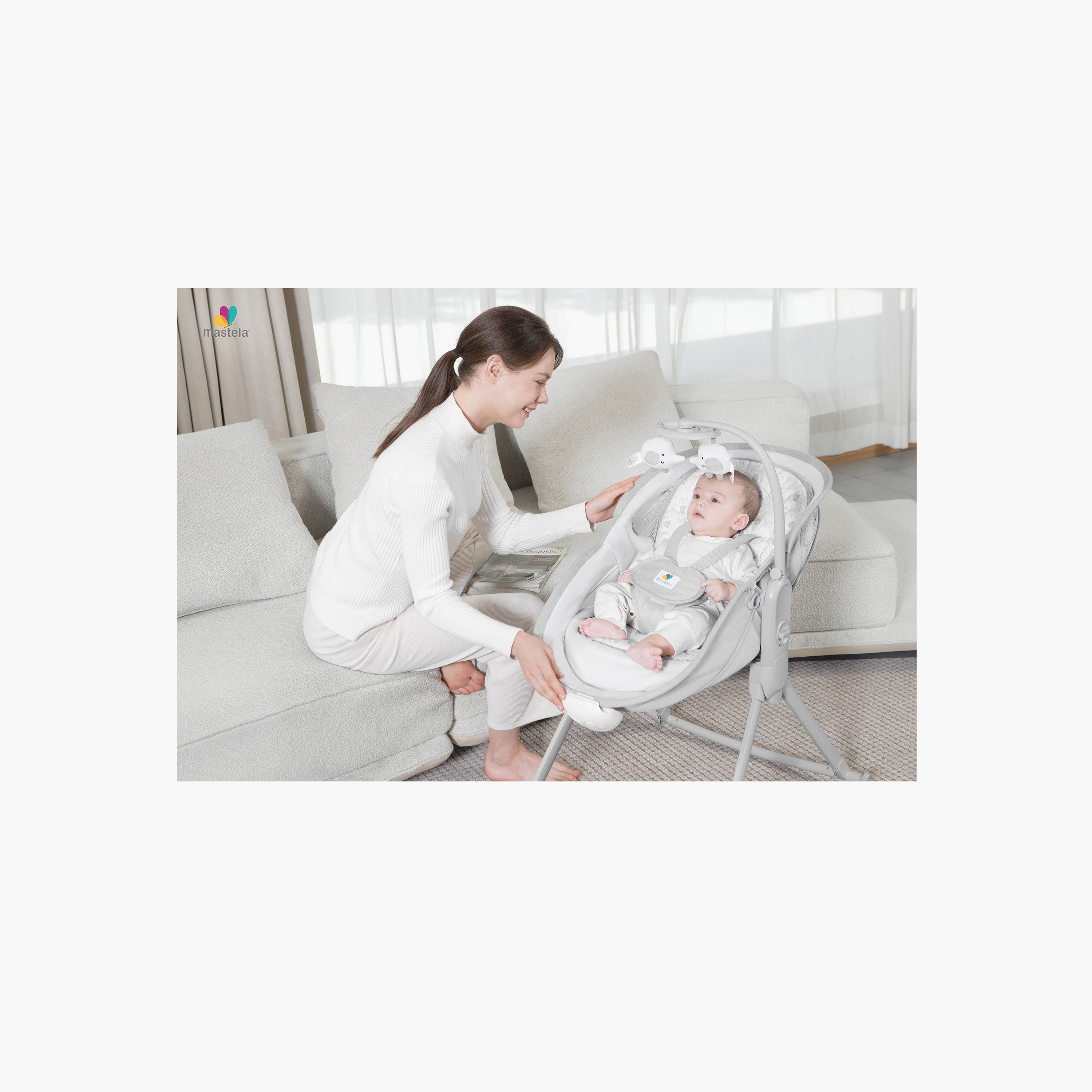 Mastela 6-in-1 Delux Baby Seat with Convertible Design, ‎82x49x85 cms-baby-nursery-furniture-cribsandbeds-bassinets-image-6