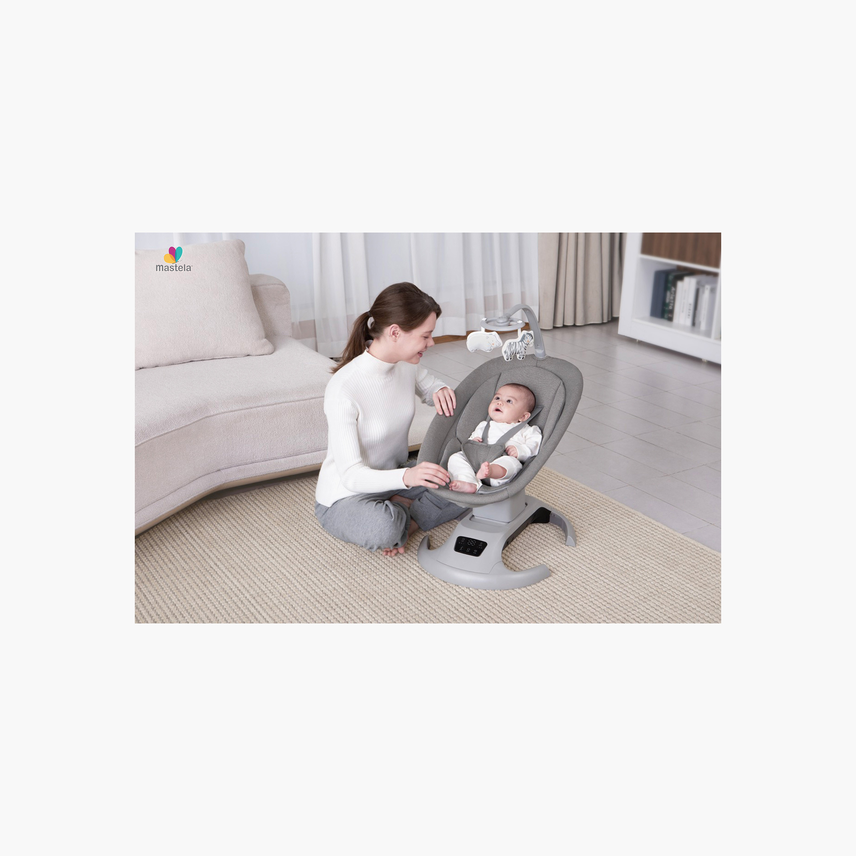 مهد أرجوحة لالابي أوربت بلوحة تحكم باللمس من ماستيلا-baby-infantactivity-swings-image-3