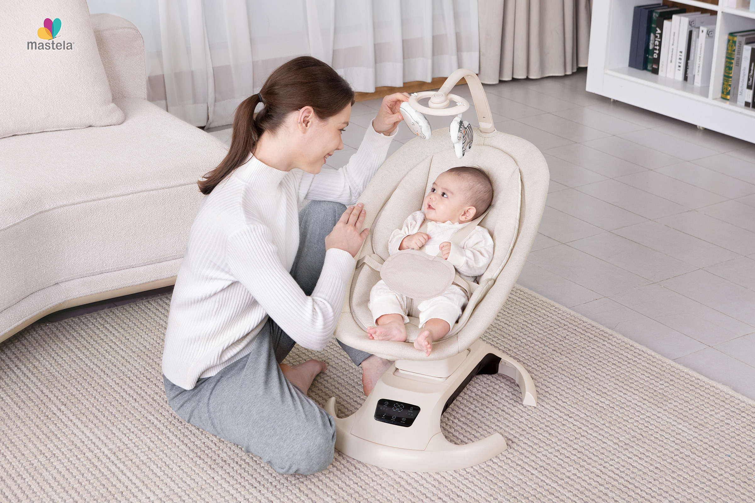 مهد أرجوحة لالابي أوربت بلوحة تحكم باللمس من ماستيلا-baby-infantactivity-swings-image-7