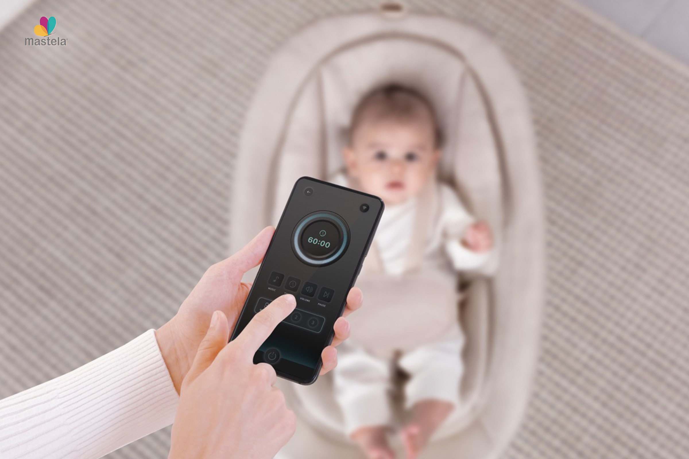 مهد أرجوحة لالابي أوربت بلوحة تحكم باللمس من ماستيلا-baby-infantactivity-swings-image-9