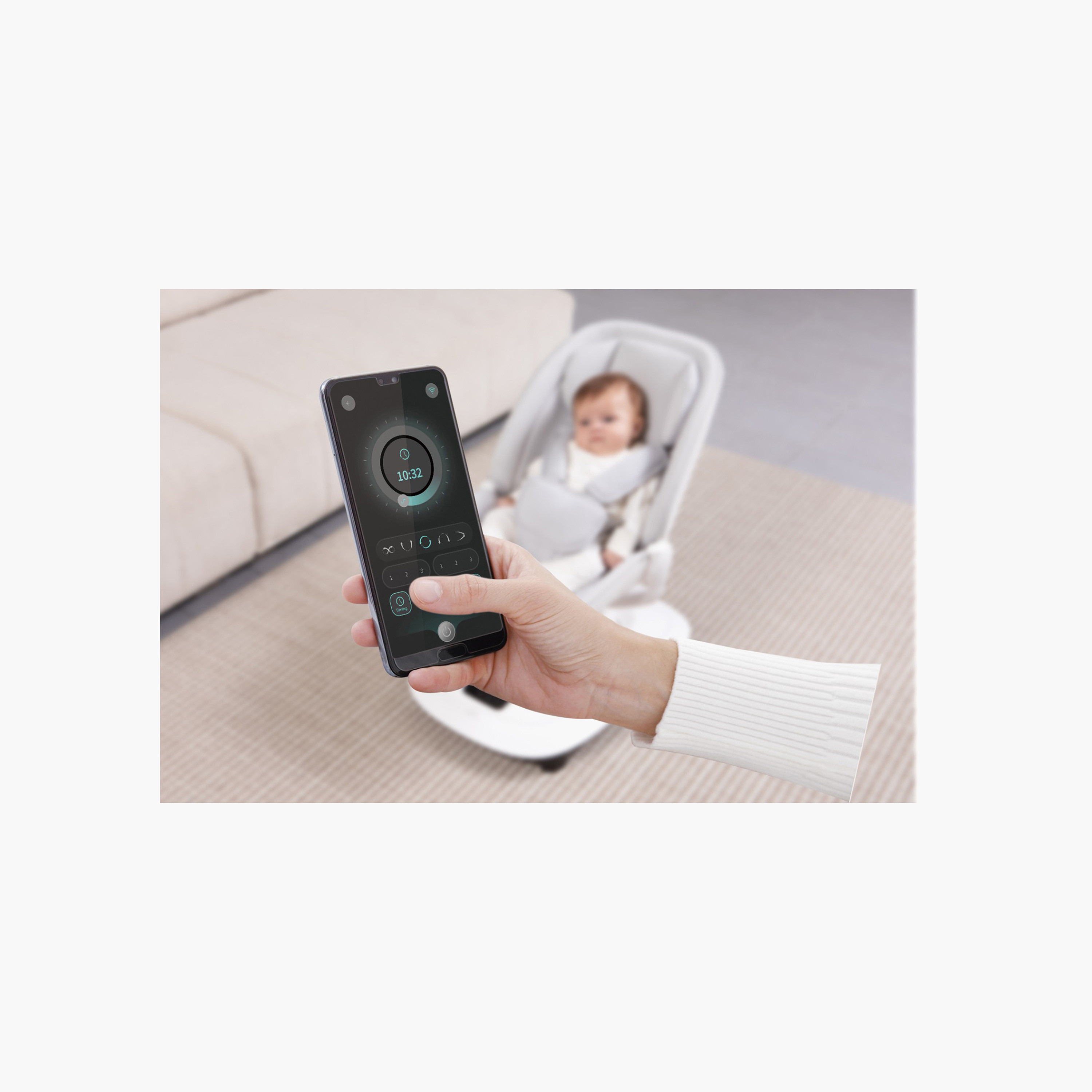 مقعد أطفال متأرجح متعدد الحركة كلايتون من ماستيلا-baby-infantactivity-swings-image-1