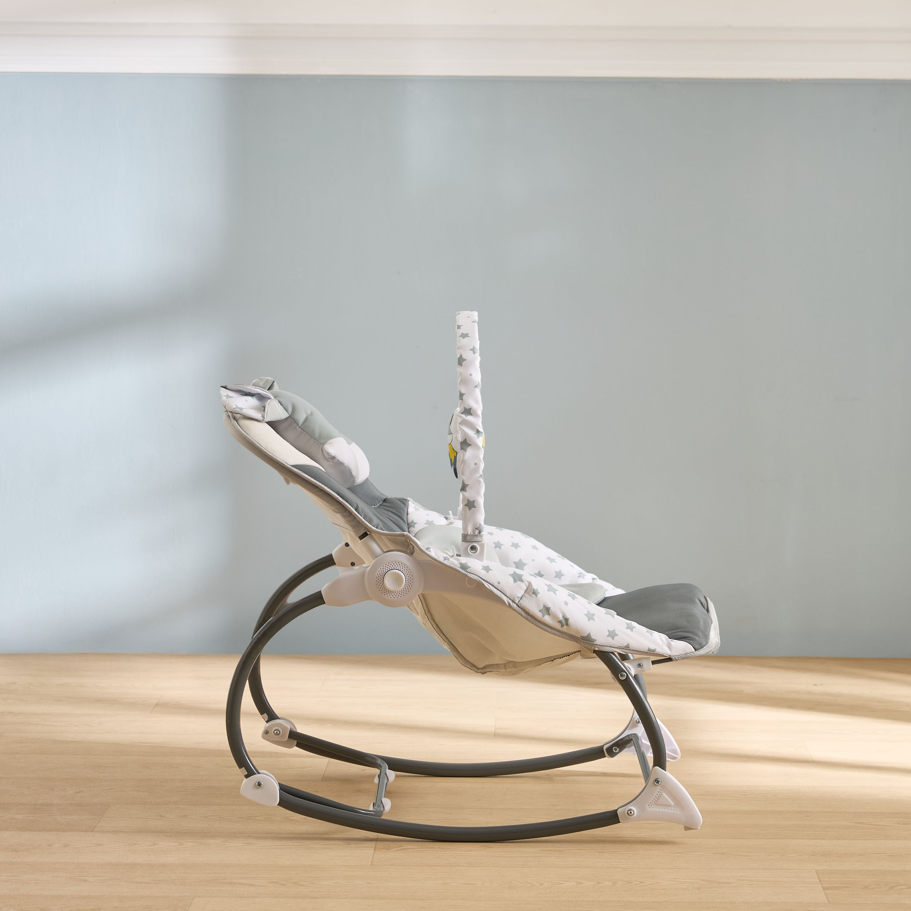 Juniors Fox Applique Baby Rocker with Toy Bar-baby-infantactivity-rockers-image-4