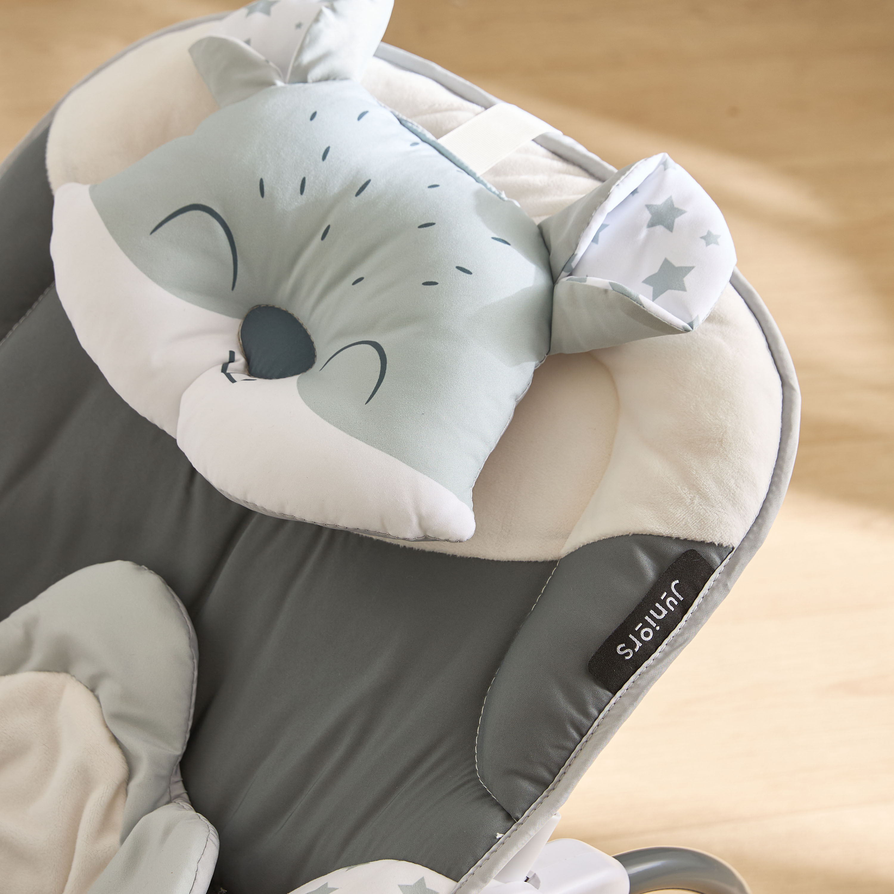 Juniors Fox Applique Baby Rocker with Toy Bar-baby-infantactivity-rockers-image-9