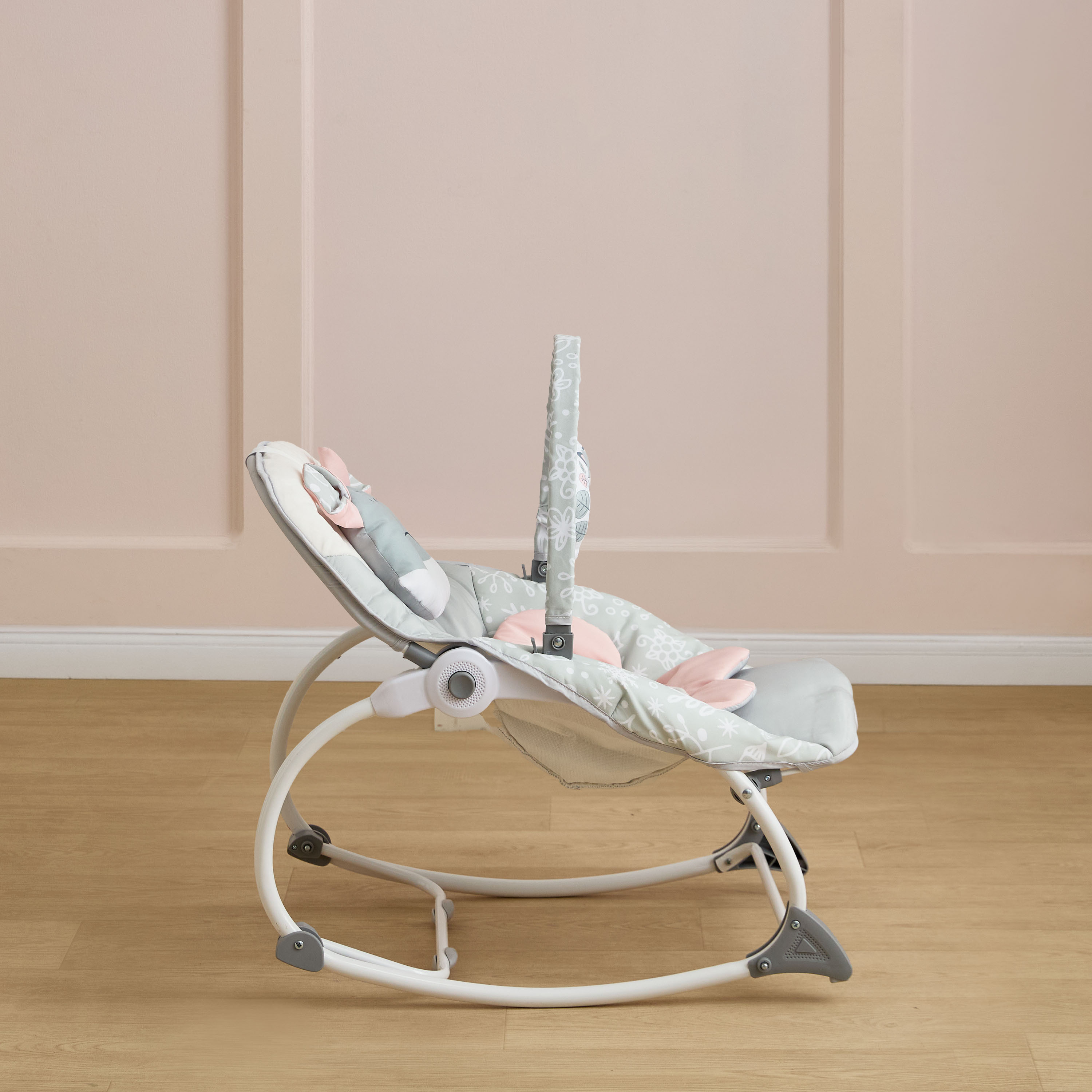 Juniors Fox Applique Baby Rocker with Toy Bar-baby-infantactivity-rockers-image-6