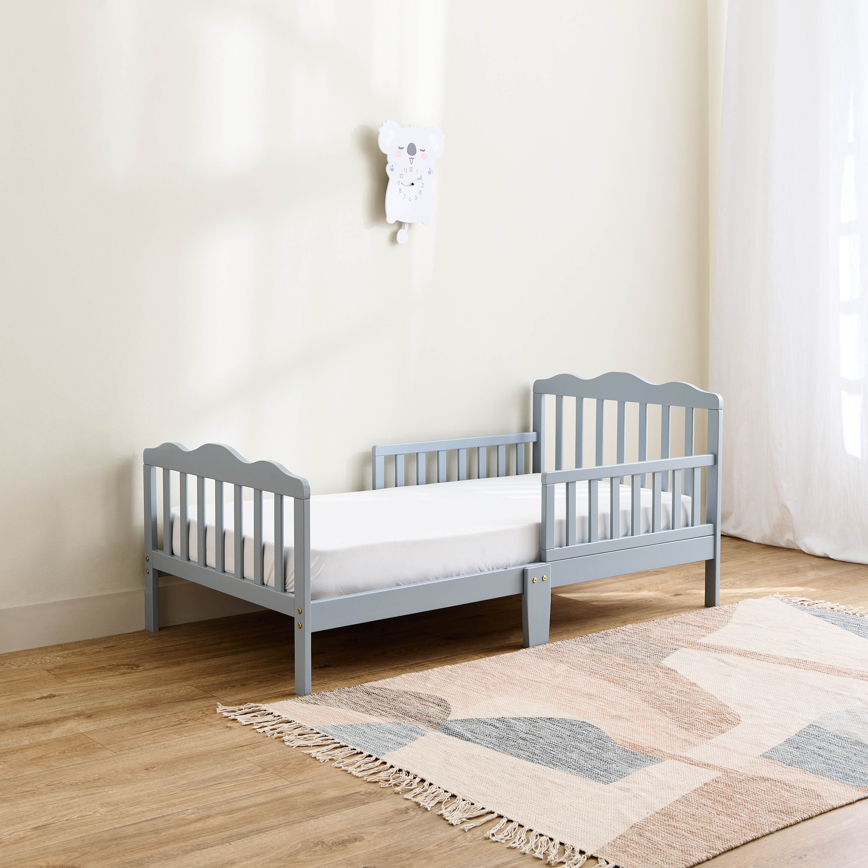 Little Bloomers Cuby Baby Bed with Safety Rails-baby-nursery-furniture-cribsandbeds-beds-image-1