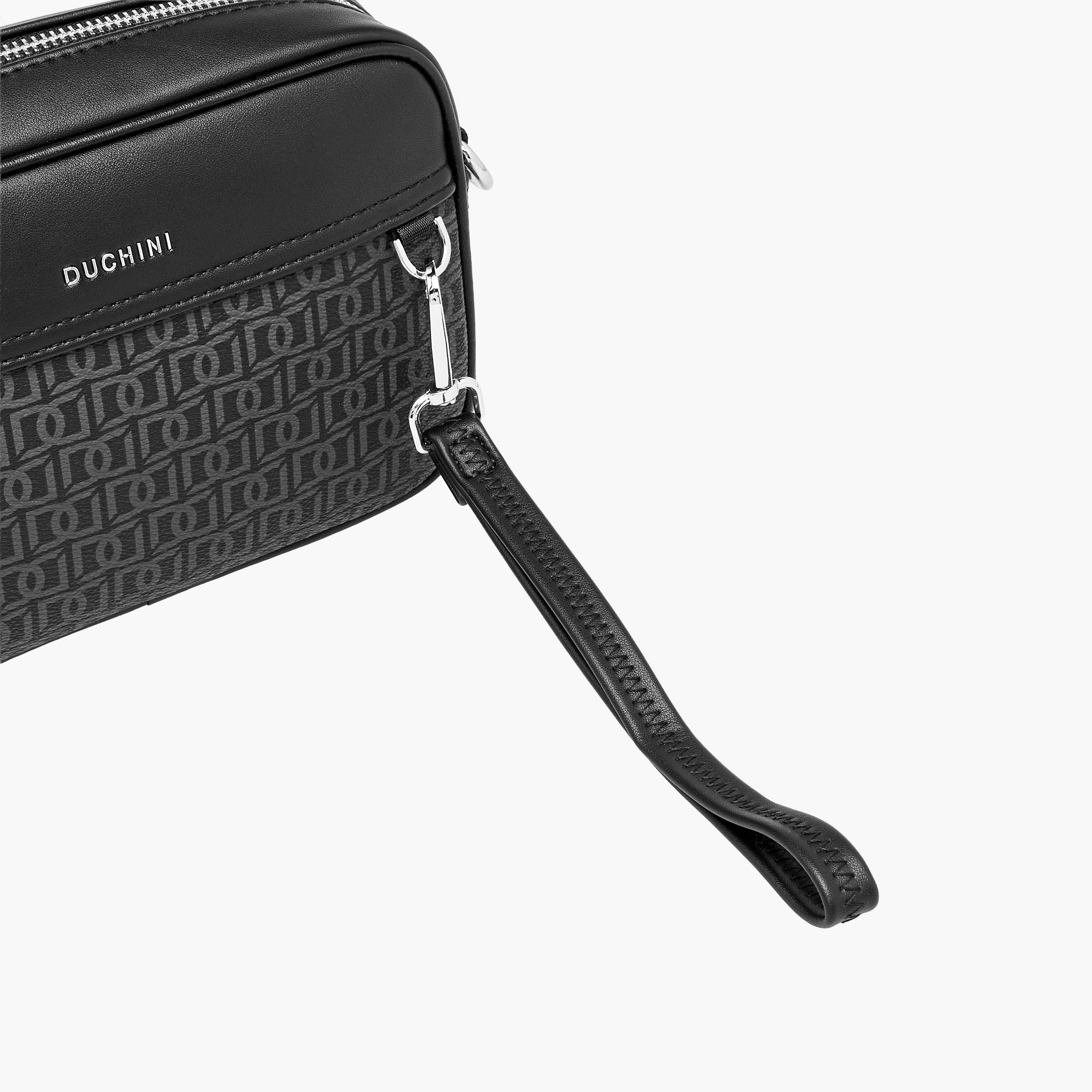 Duchini Men Monogram Print Crossbody Bag-men-bags-image-8