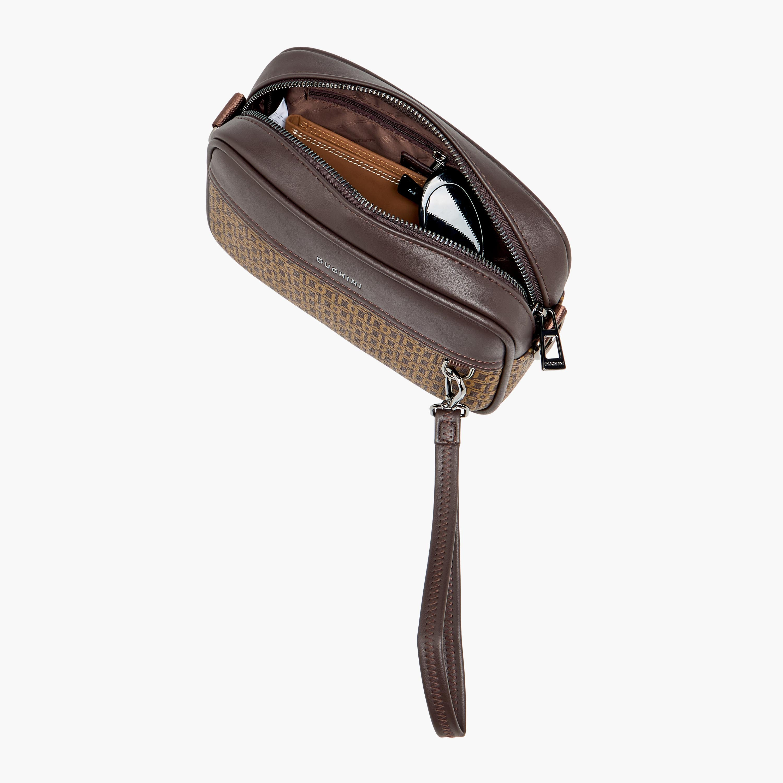 Duchini Men Monogram Print Crossbody Bag-men-bags-image-8