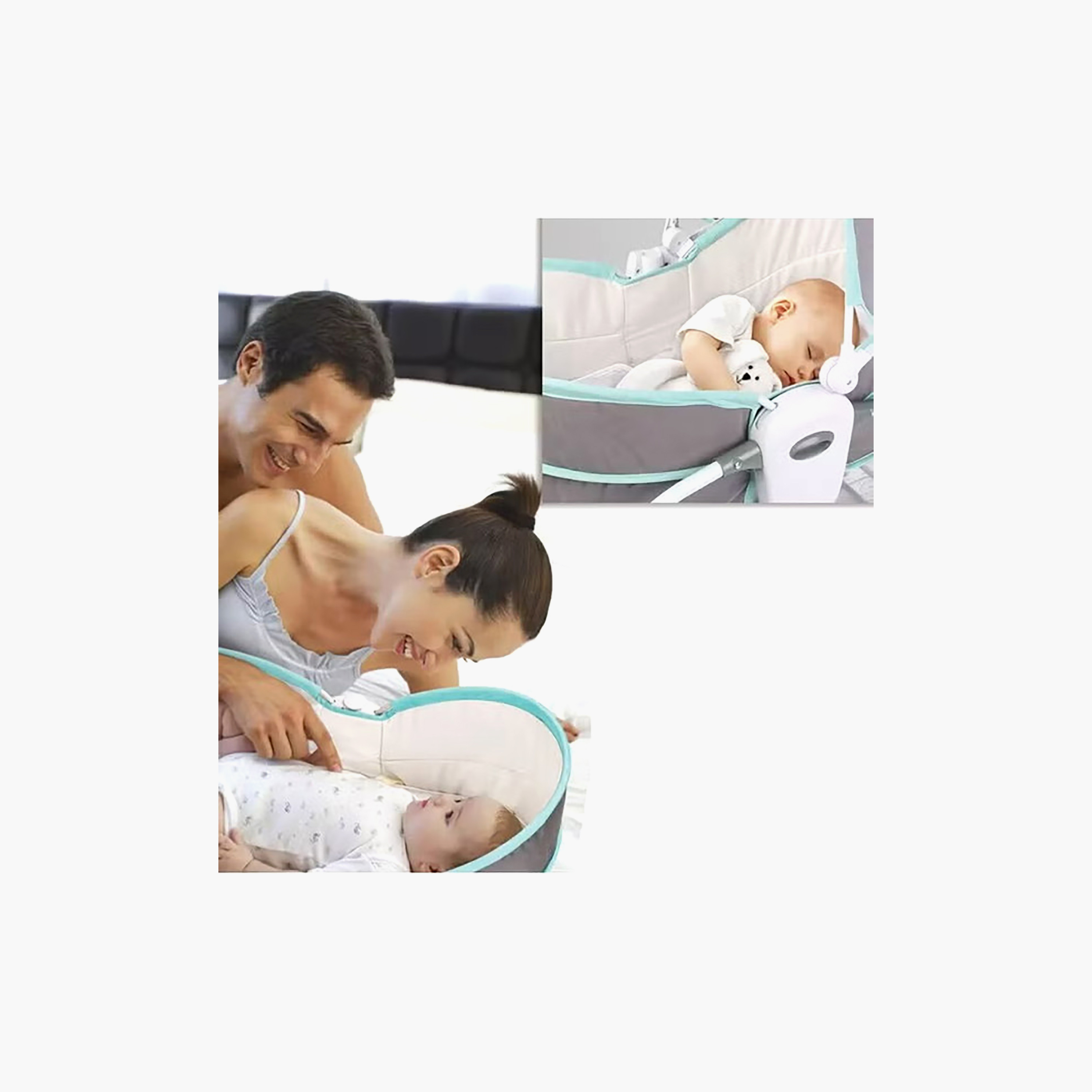 Kikibebe 5-in-1 Cozy Rocker Bassinet-baby-nursery-furniture-cribsandbeds-bassinets-image-3