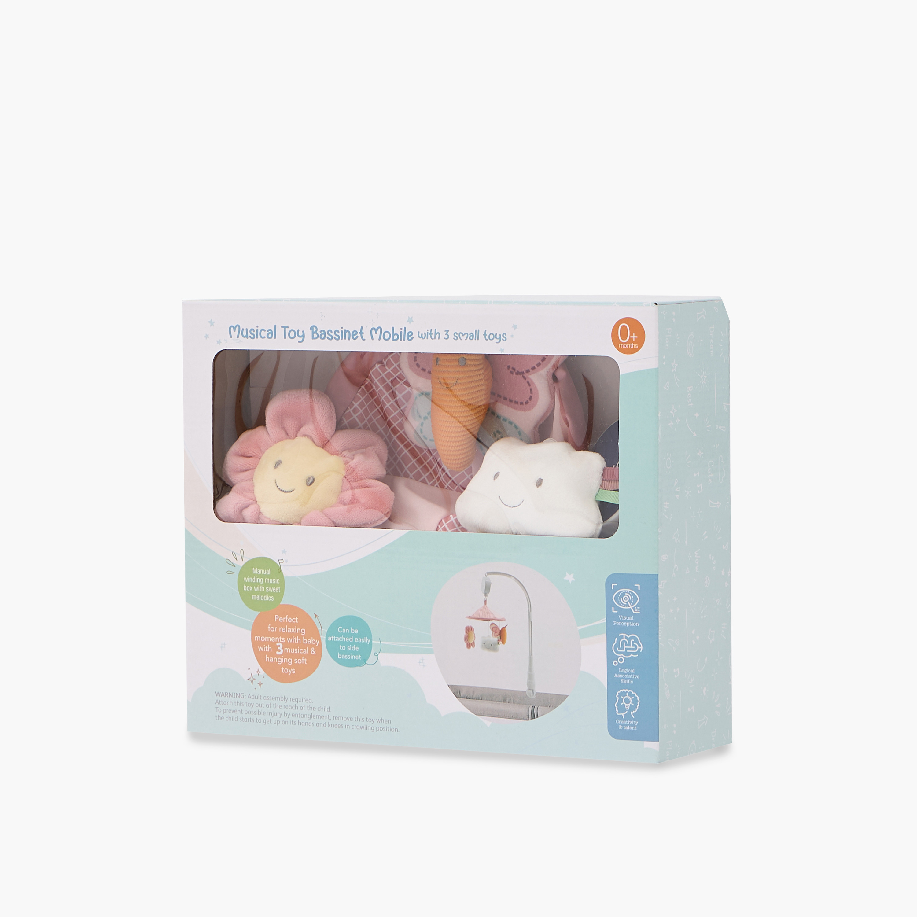 Juniors Bassinet Mobile with Toys-baby-nursery-furniture-cribsandbeds-babycribs-image-8