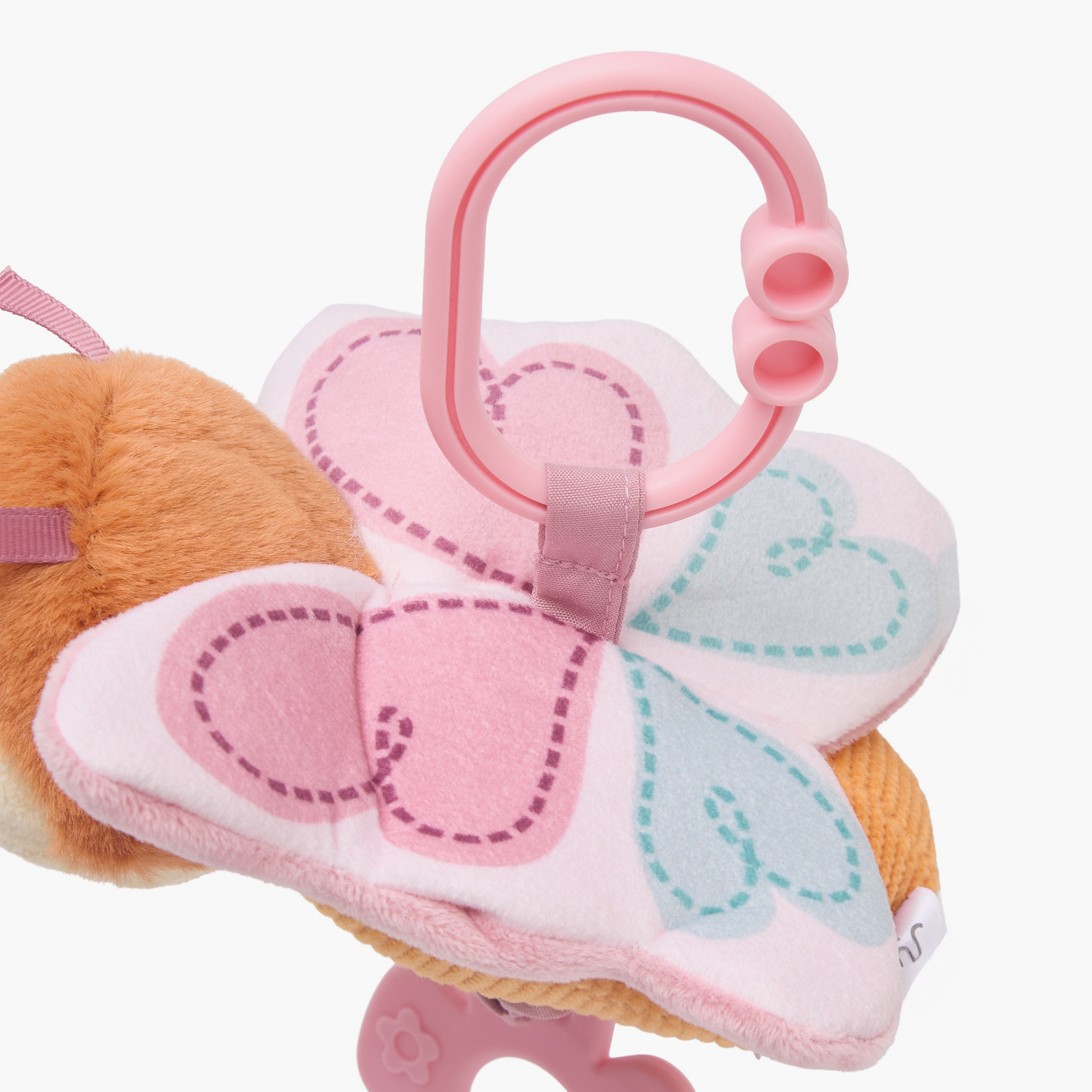 Juniors Butterfly Pull String Travel Accessory with Teether-baby-gear-travelaccessories-image-3