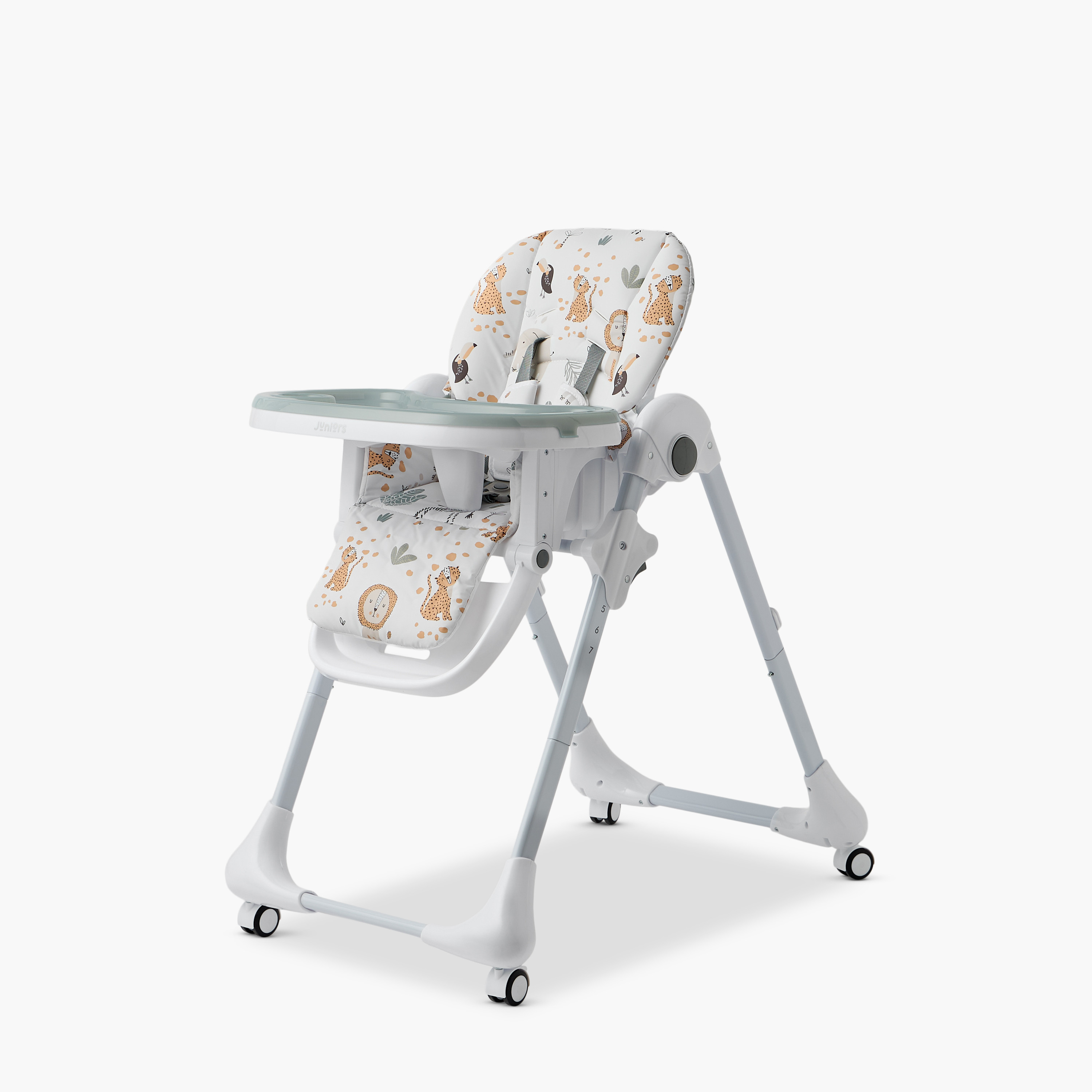 Juniors Mia High Chair with Safari Print-baby-feeding-highchairsandboosters-image-1
