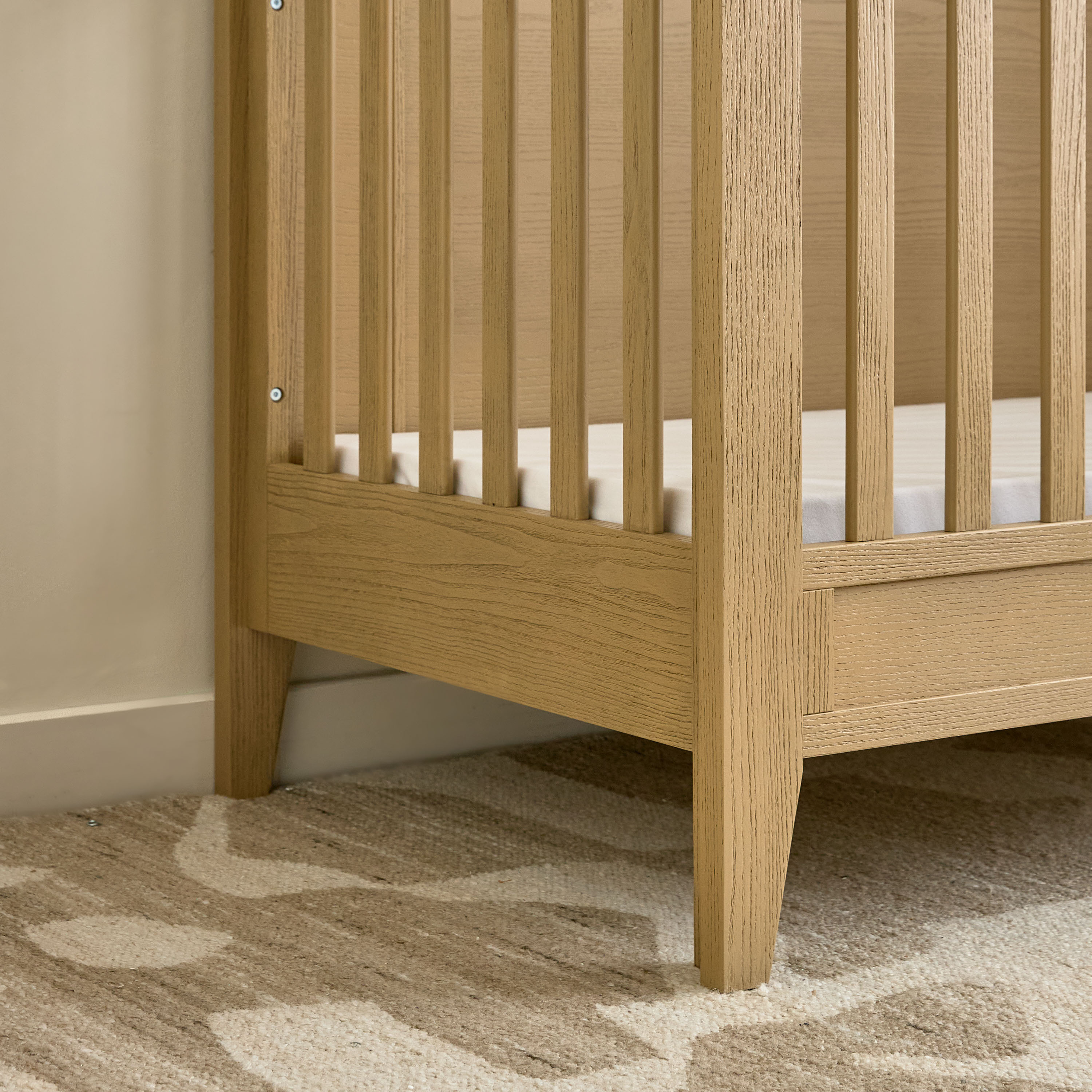 Giggles Atlas Crib with 2-in-1 Convertible Design and Adjustable Height (Up to 6 years)-baby-nursery-furniture-cribsandbeds-babycribs-image-11
