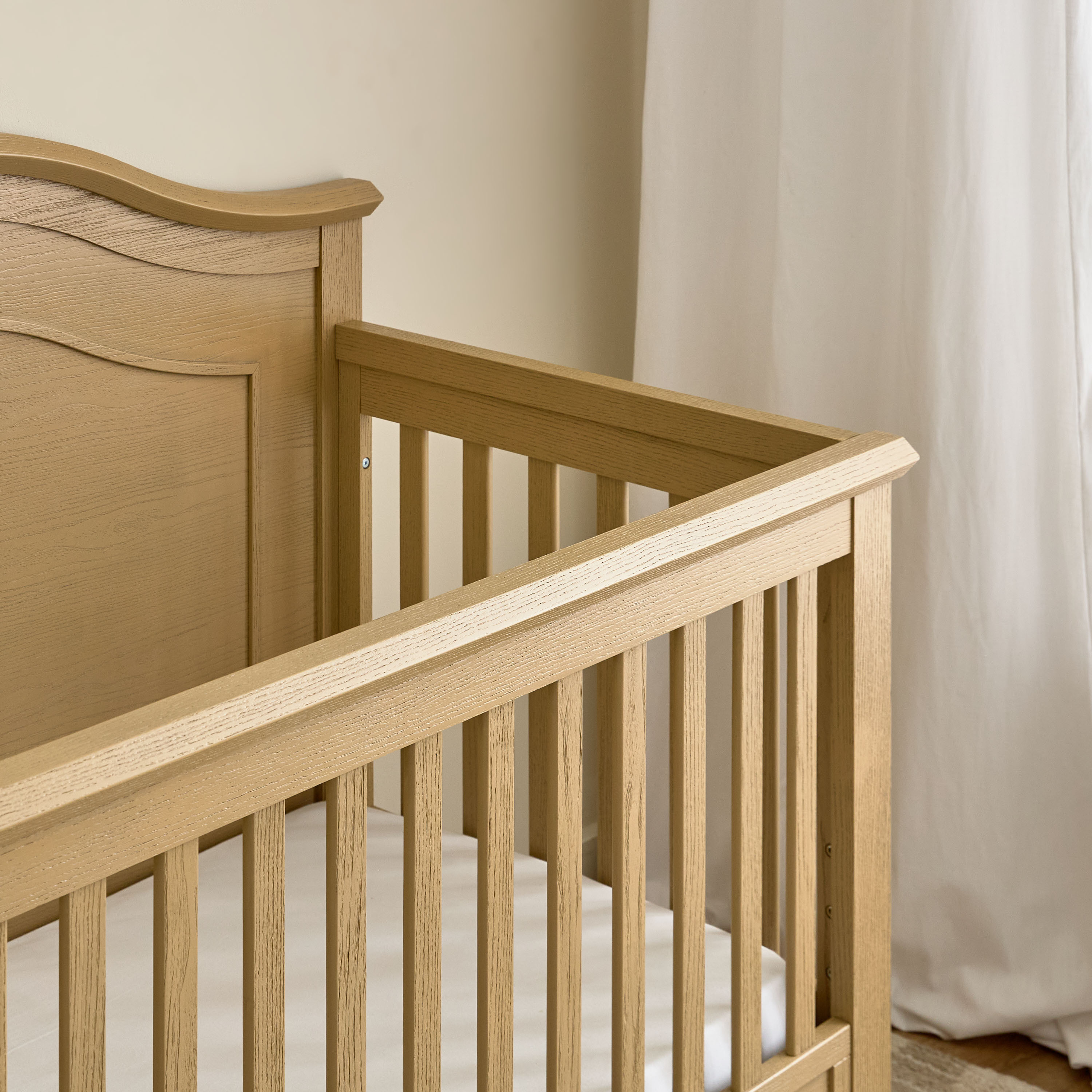 Giggles Atlas Crib with 2-in-1 Convertible Design and Adjustable Height (Up to 6 years)-baby-nursery-furniture-cribsandbeds-babycribs-image-9