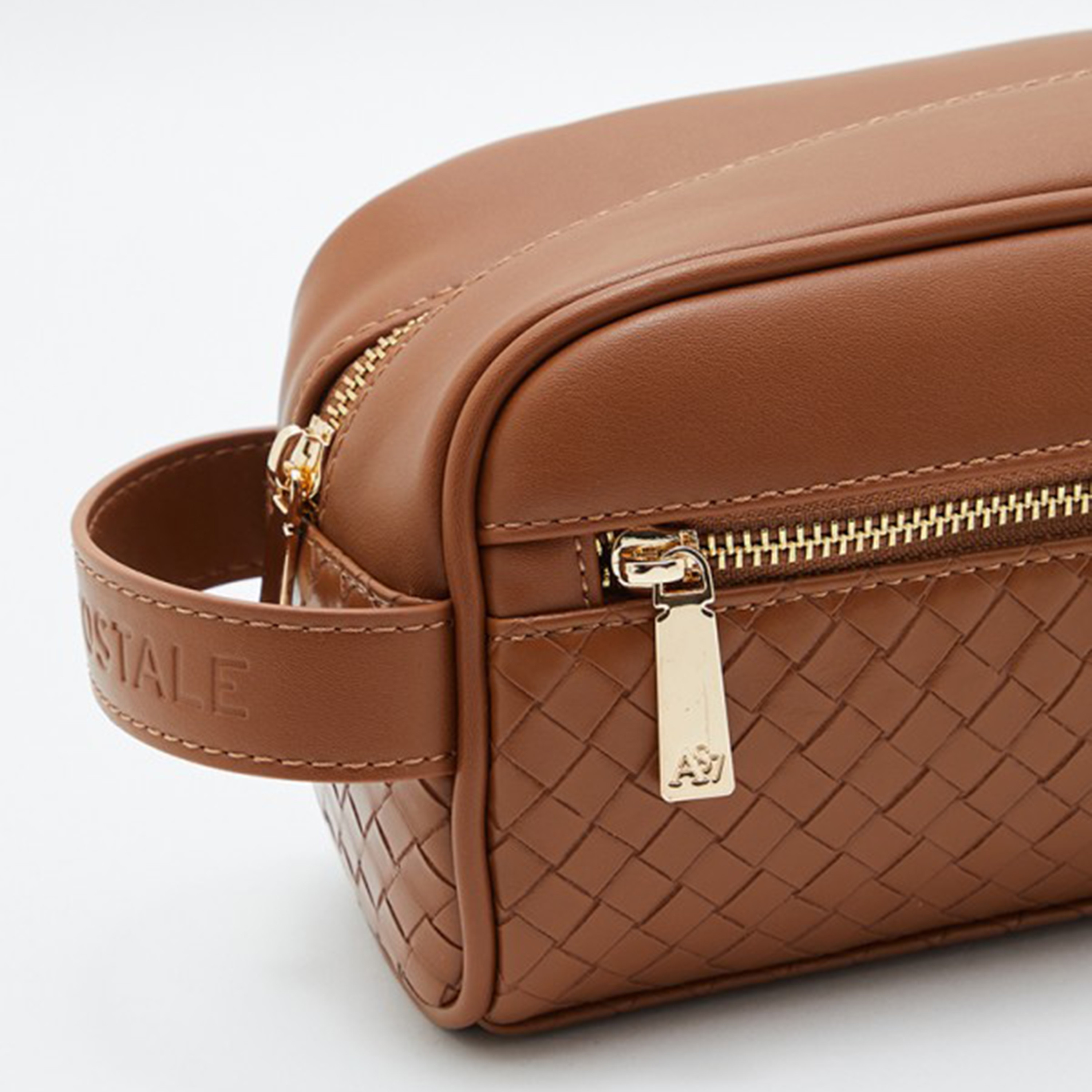 حقيبة أدوات زينة منسوجة مع حزام معصم من آيروبوستيل | 21 × 13.5 × 8 سم-men-beltsandwallets-wallets-image-4