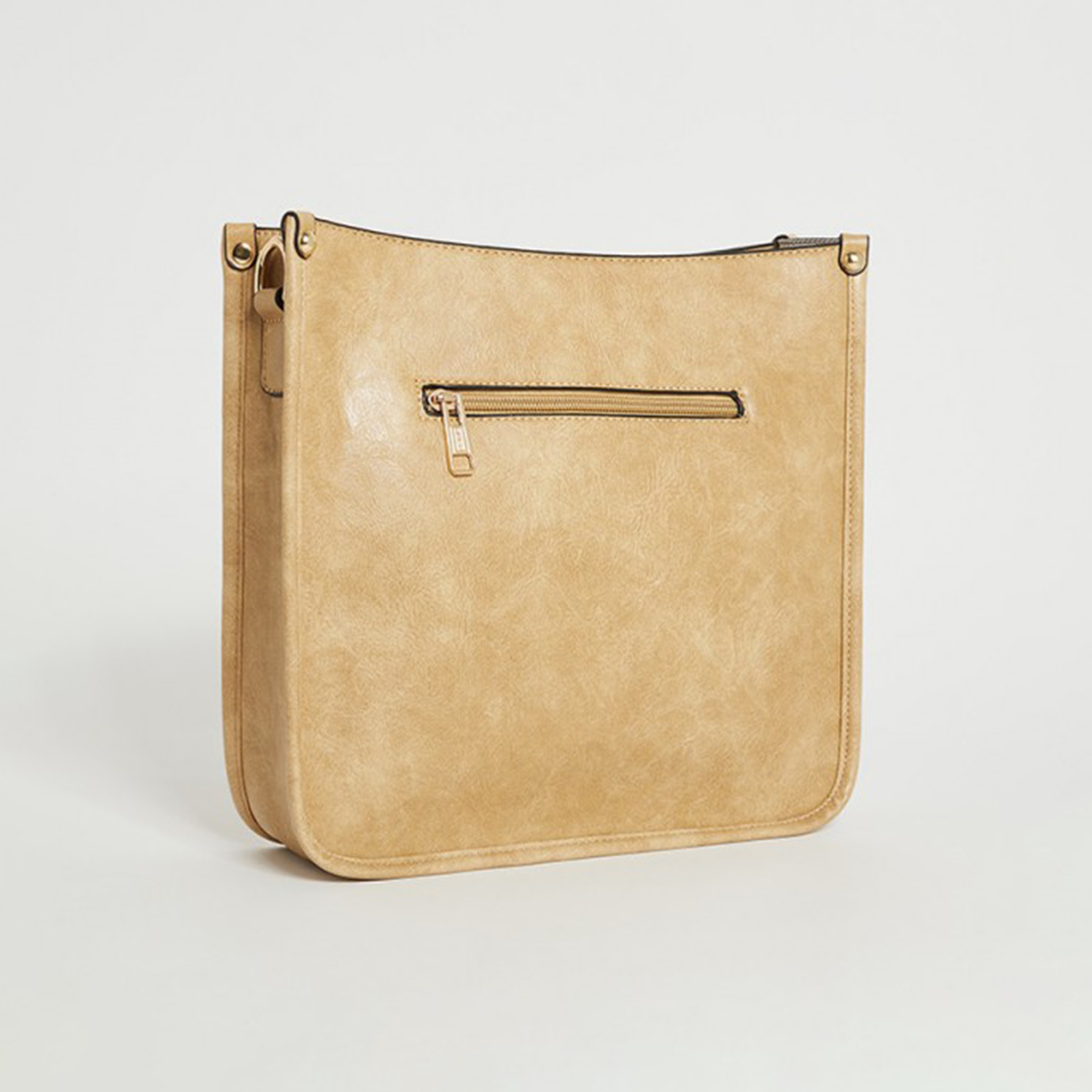 حقيبة كروس بودي سادة مع إغلاق بسحاب من آيروبوستيل | 27 × 26 × 8 سم-women-bagsandwallets-handbags-image-2