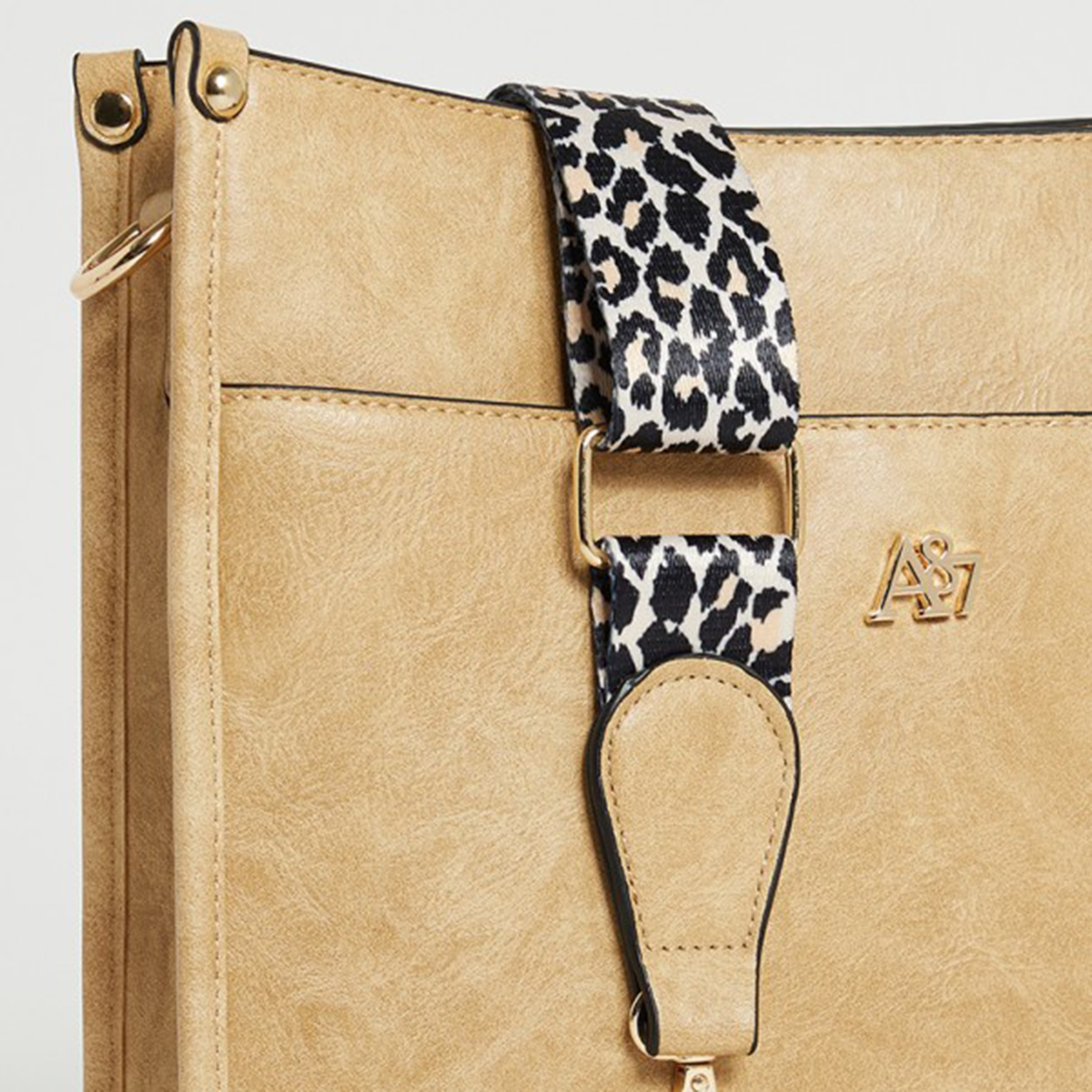 حقيبة كروس بودي سادة مع إغلاق بسحاب من آيروبوستيل | 27 × 26 × 8 سم-women-bagsandwallets-handbags-image-3