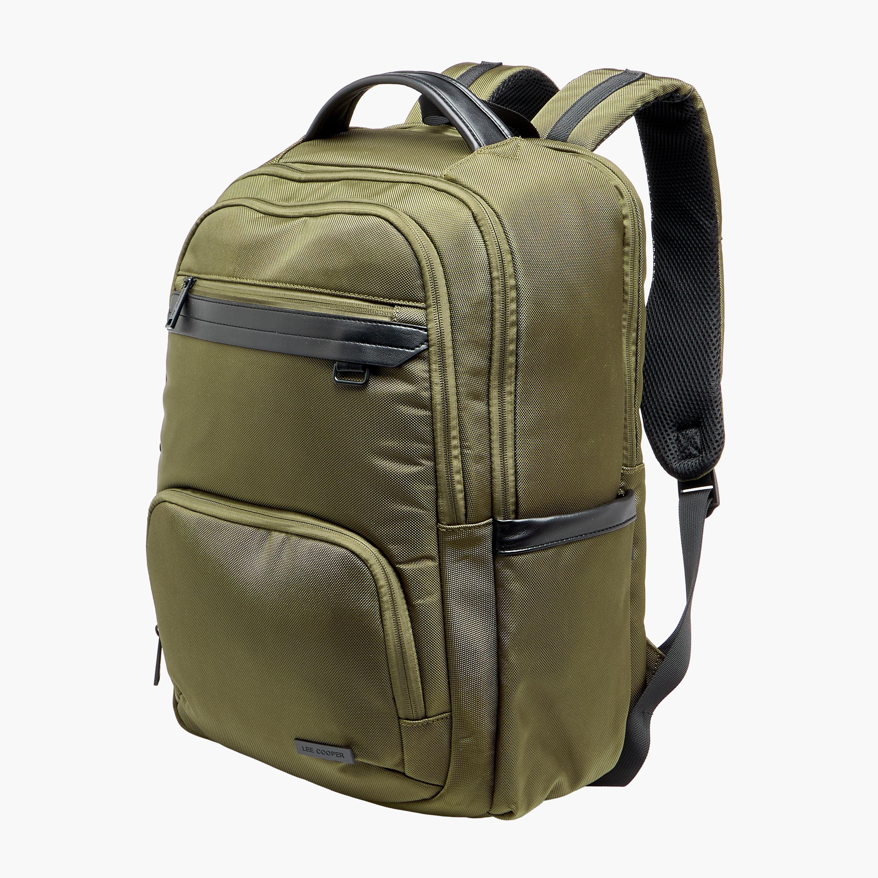 Lee Cooper Textured Backpack with Adjustable Shoulder Straps-women-bagsandwallets-backpacks-image-3