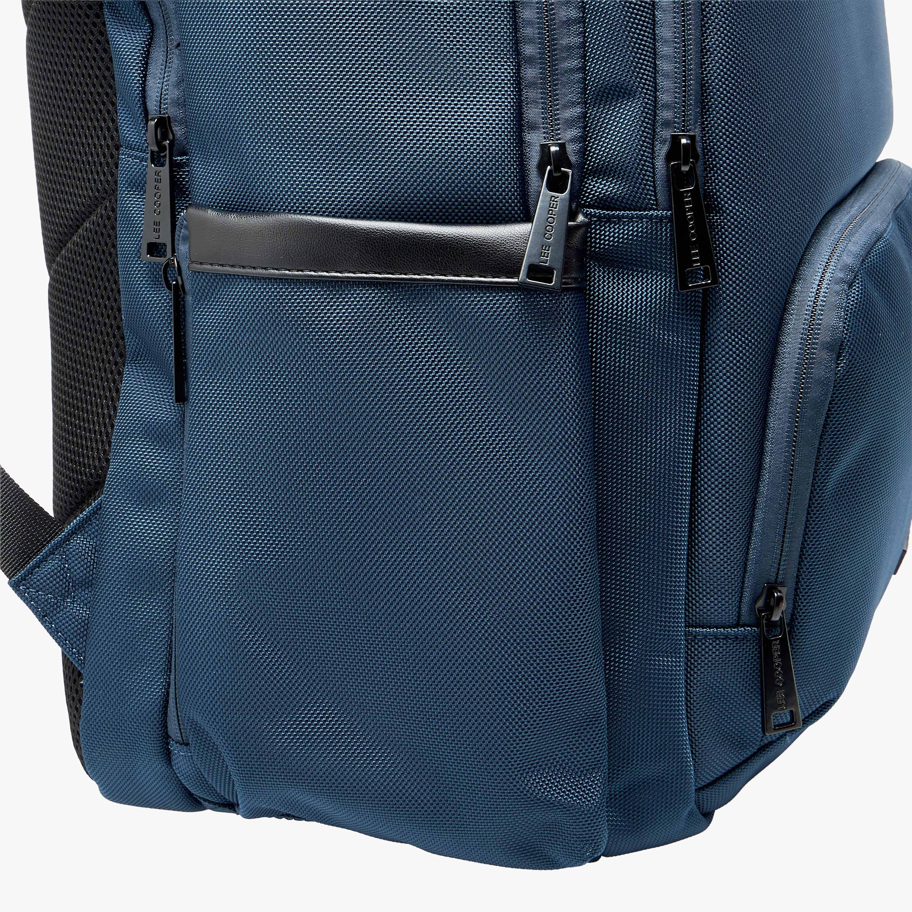 Lee Cooper Textured Backpack with Adjustable Shoulder Straps-women-bagsandwallets-backpacks-image-6