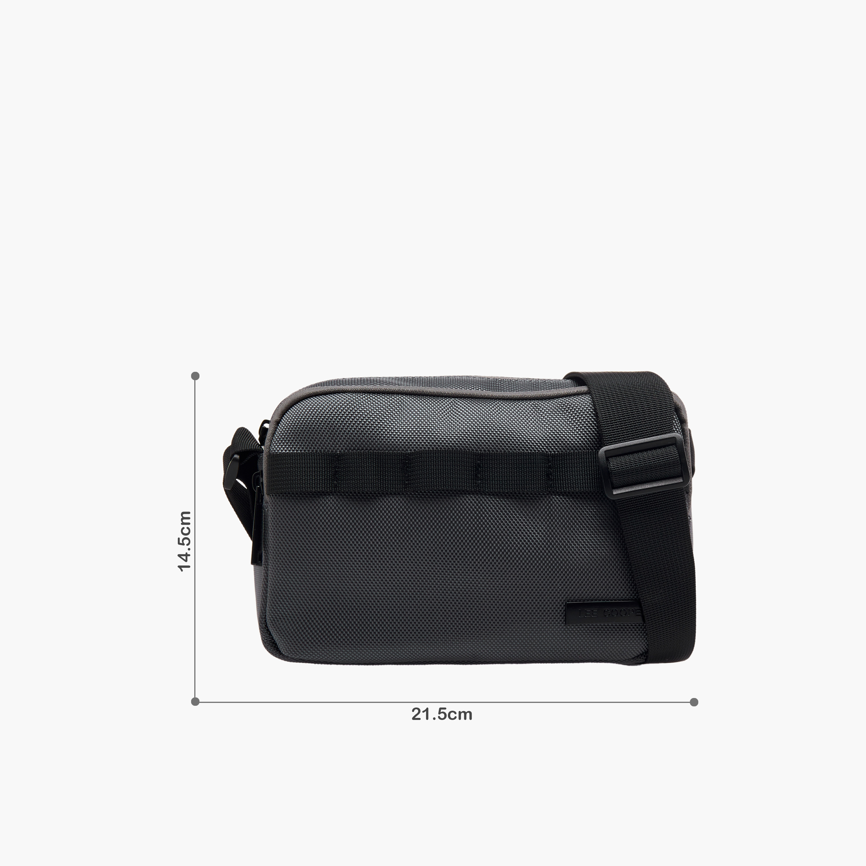 Lee Cooper Men Textured Crossbody Bag-men-bags-image-2