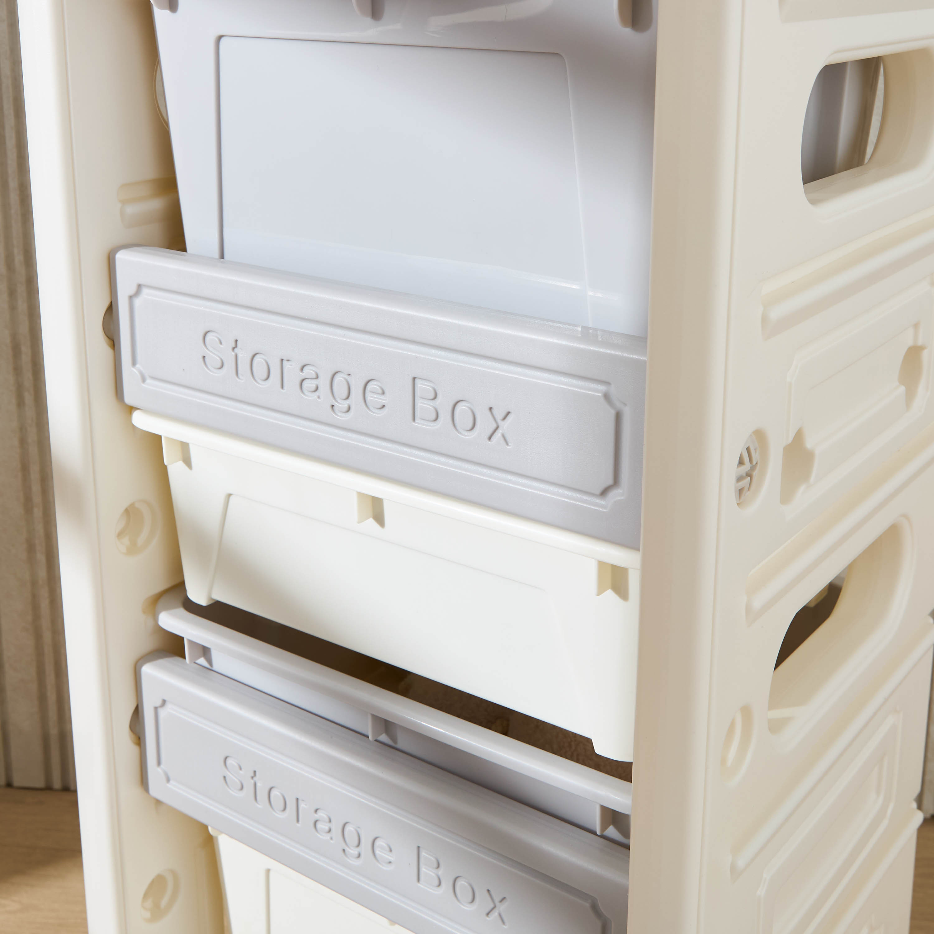 Little Bloomers Toy Storage Organiser with 4 Bins-baby-nursery-furniture-wardrobesandstorage-image-5