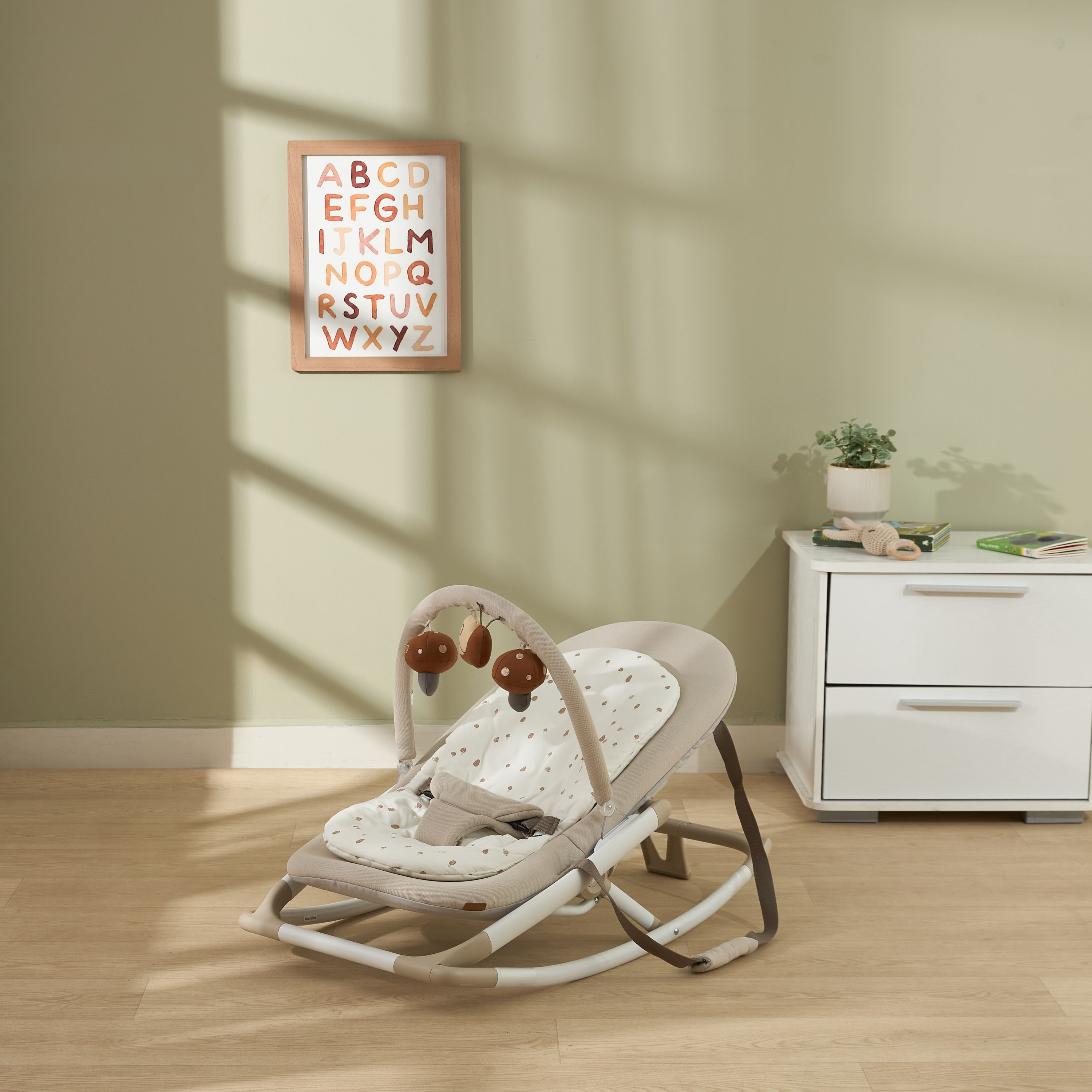 Juniors Callie Baby Rocker with Toy Bar-baby-infantactivity-rockers-image-1