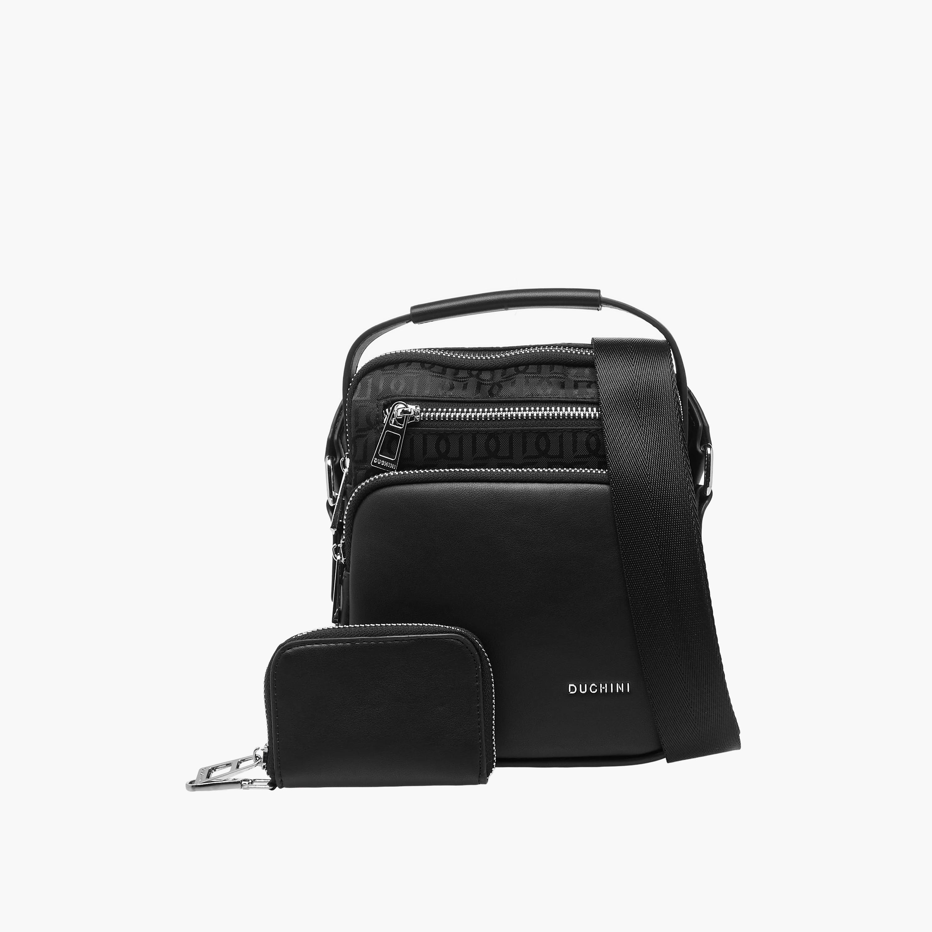 Duchini Men Adjustable Strap Crossbody Bag-men-bags-image-1