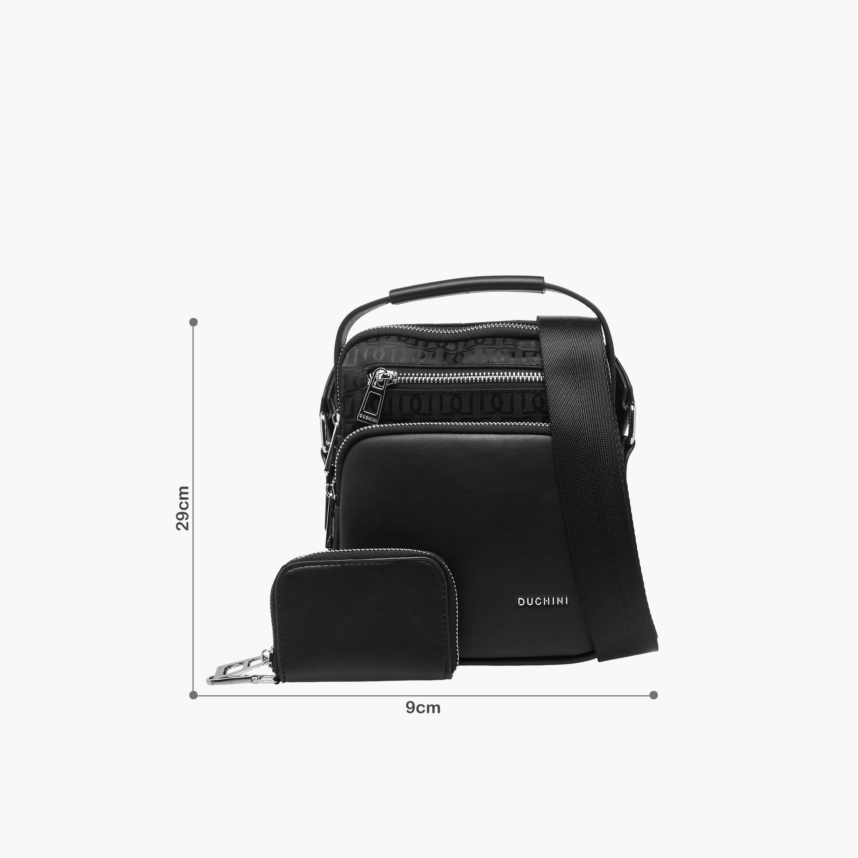 Duchini Men Adjustable Strap Crossbody Bag-men-bags-image-2