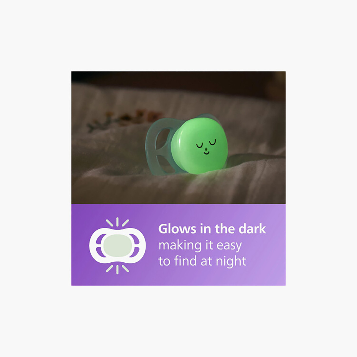 Pack of 2 Philips Avent Ultra Start Night Time Baby Pacifier with Glow-in-the-dark Cap - 0-2 Months-baby-feeding-pacifiers-image-6