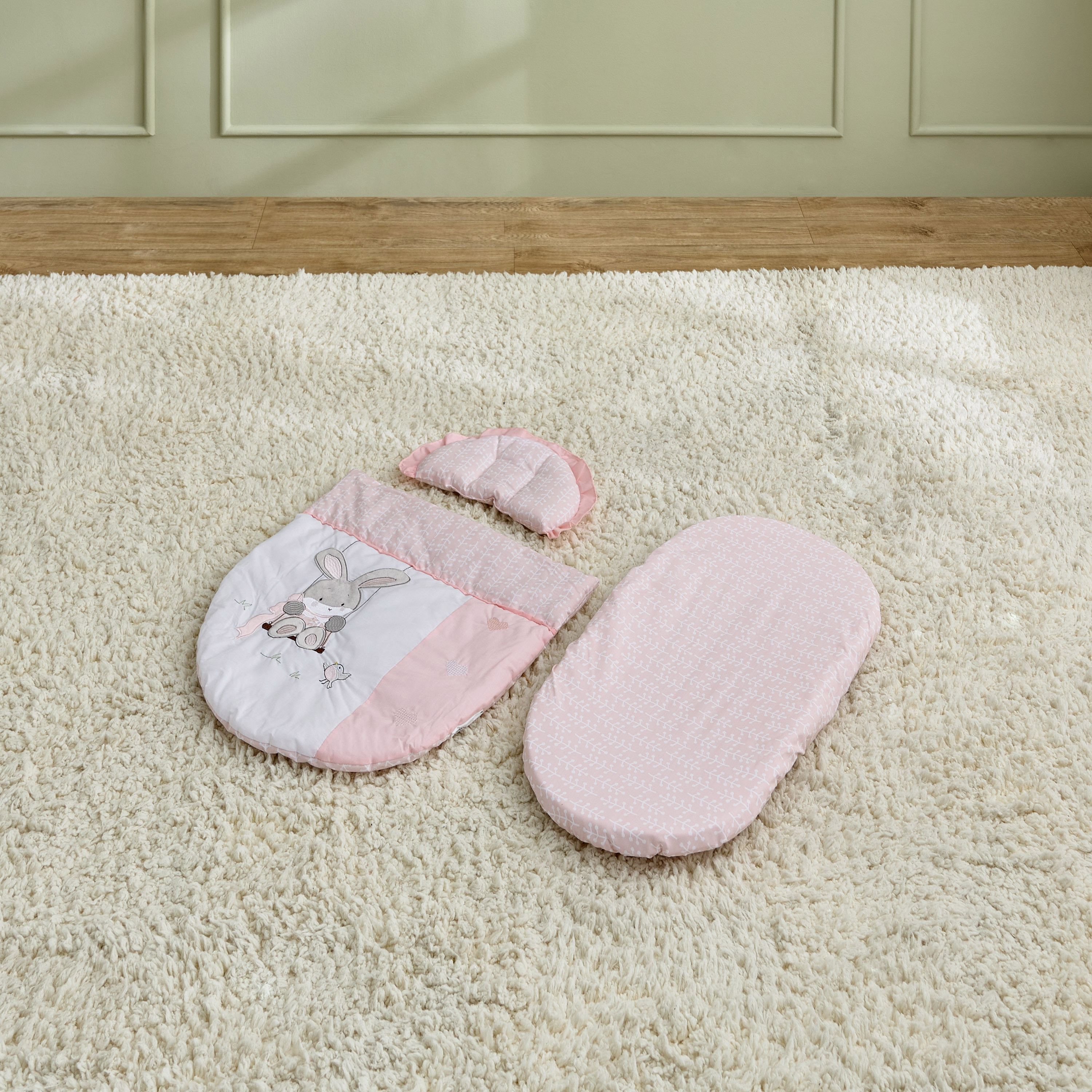 Juniors Eddie Baby Moses Basket with Sun Canopy, Up to 6 months-baby-nursery-furniture-mosesbaskets-image-9