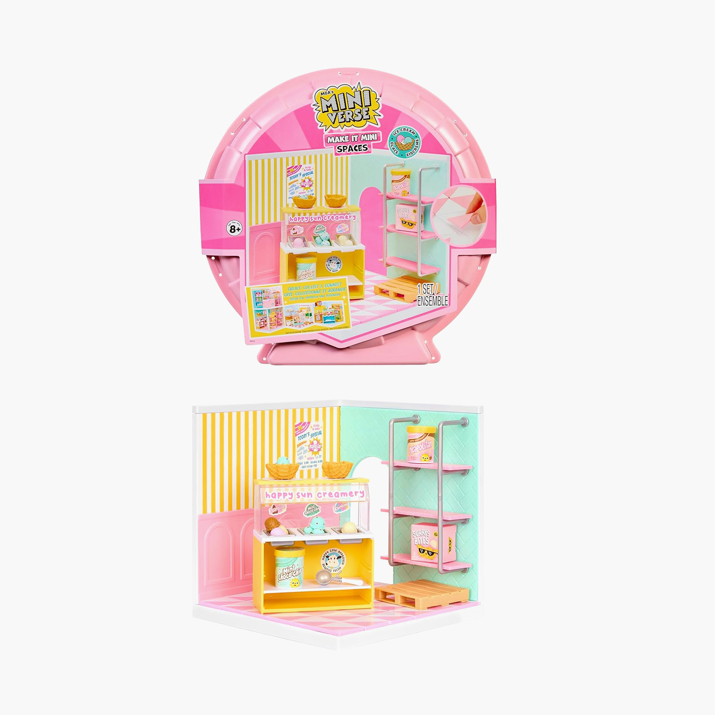 Miniverse Spaces Ice Cream Shop Playset-toys-noveltyandcollectibles-collectibles-image-1