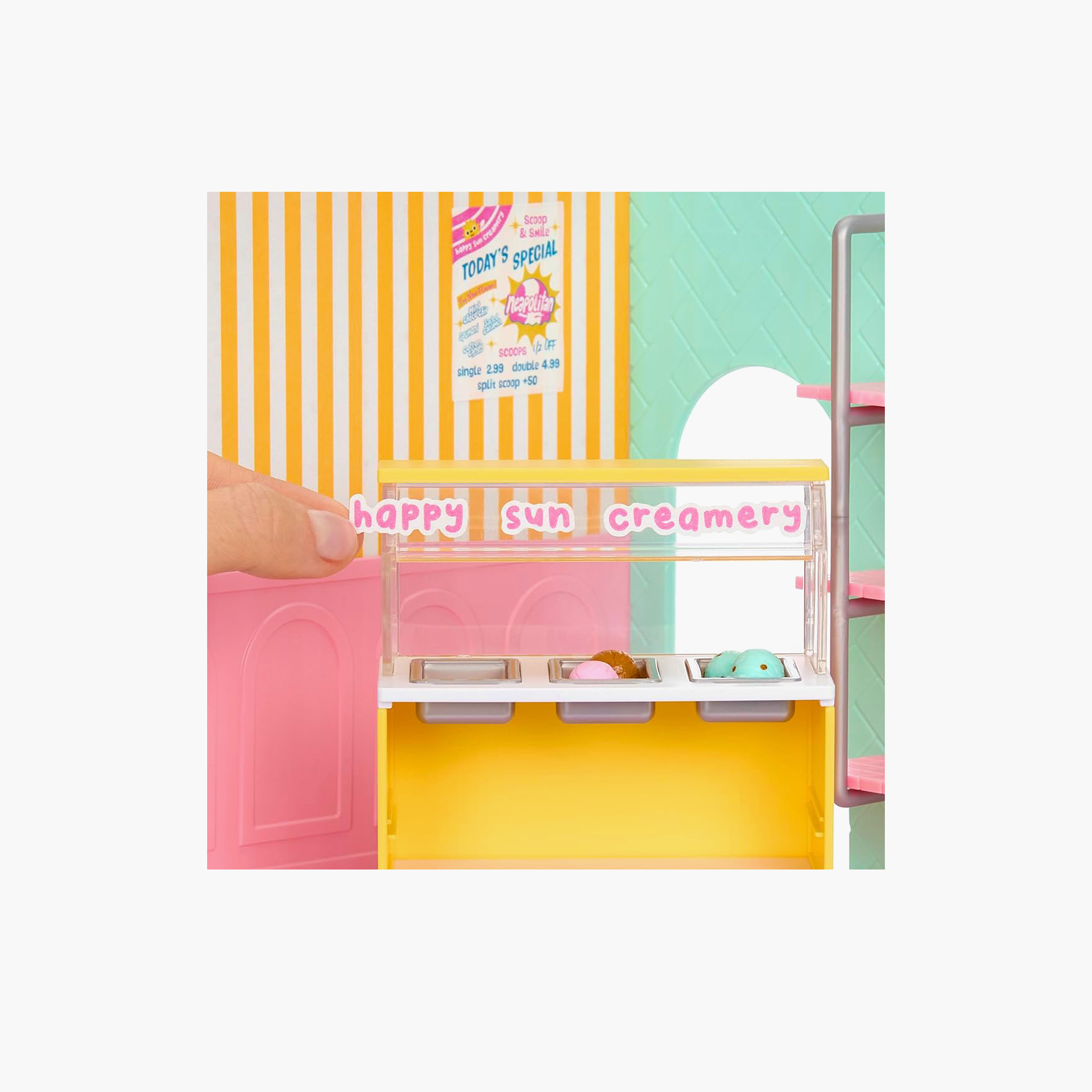 Miniverse Spaces Ice Cream Shop Playset-toys-noveltyandcollectibles-collectibles-image-7