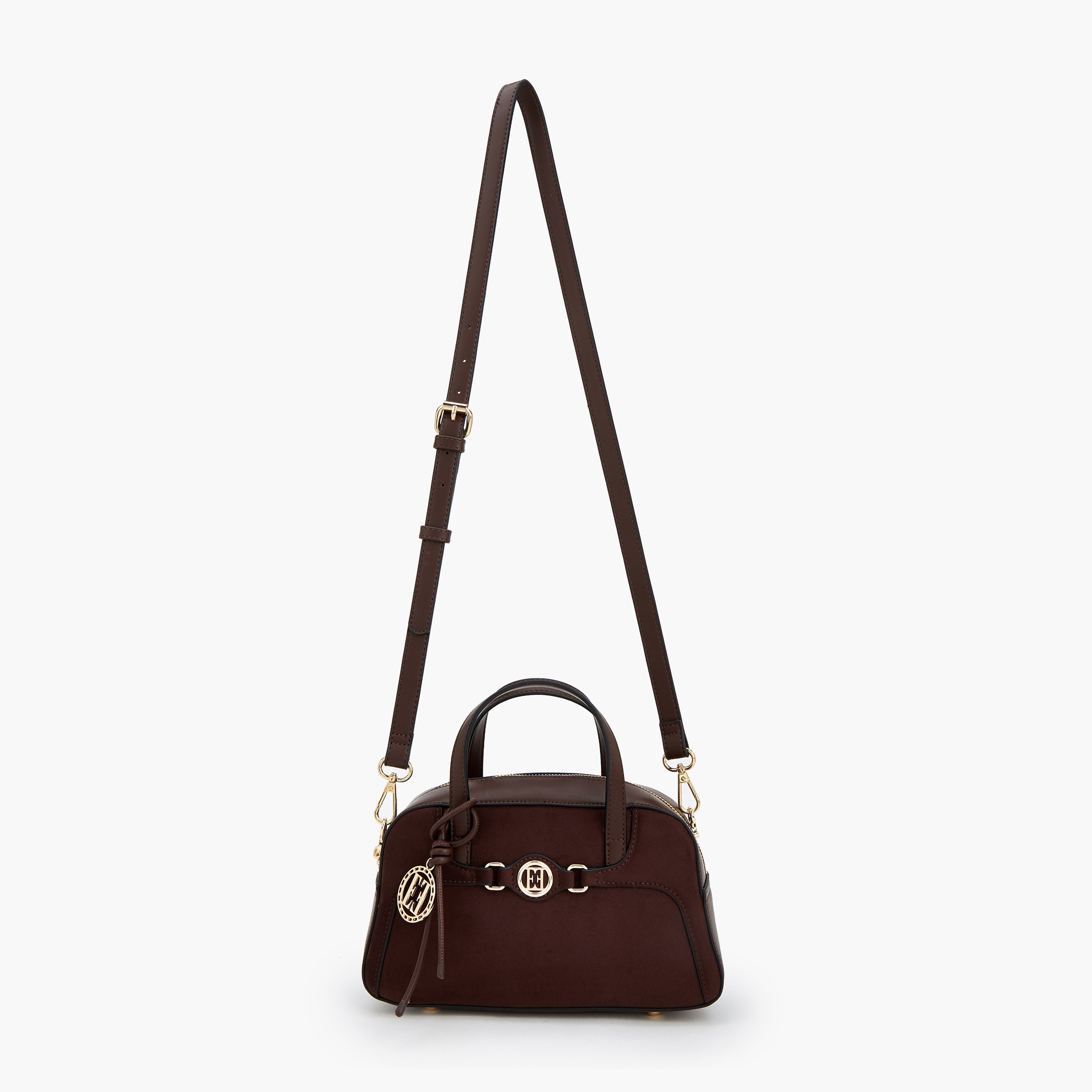 Elle Textured Tote Bag with Detachable Strap-women-bagsandwallets-handbags-image-2