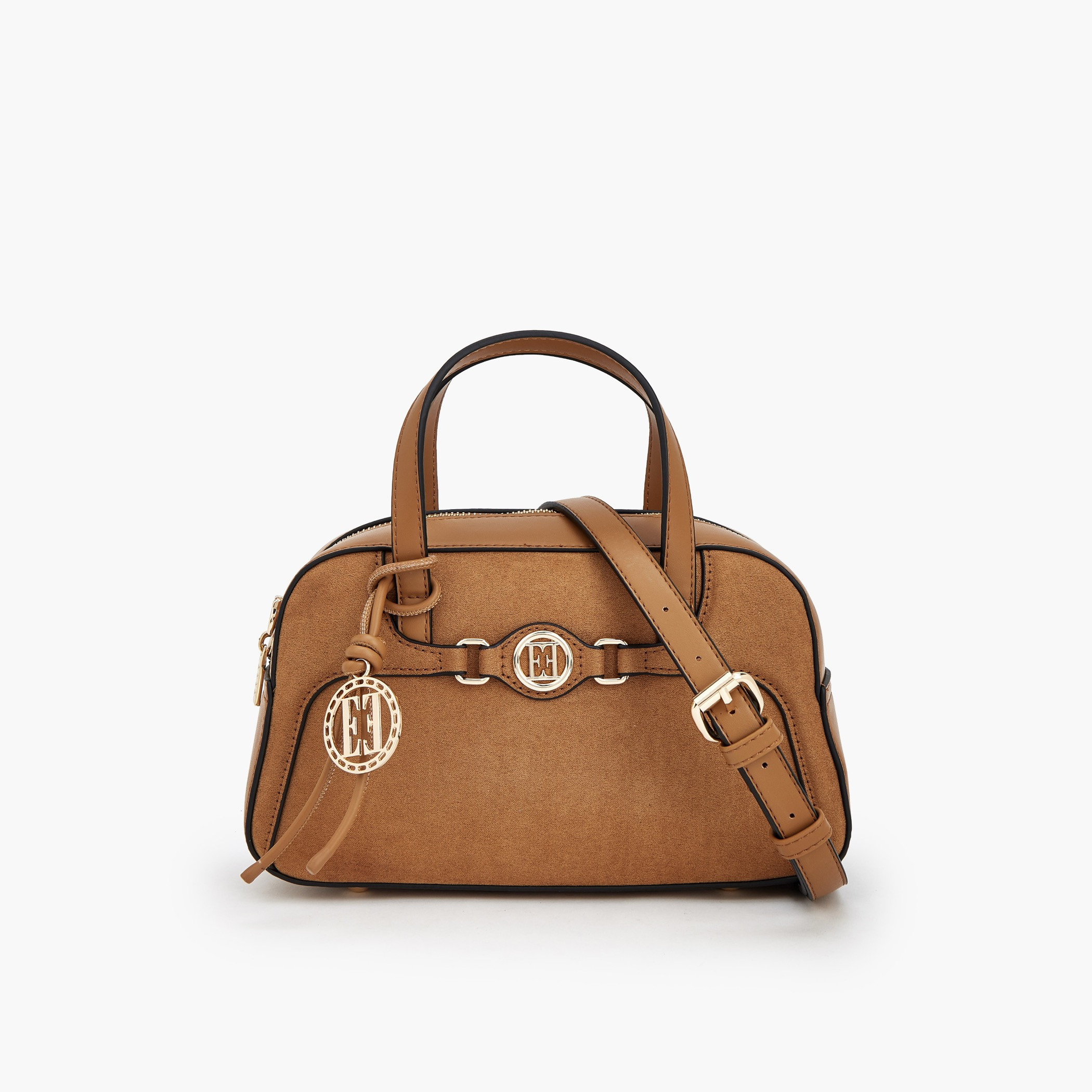 Elle Textured Tote Bag with Detachable Strap-women-bagsandwallets-handbags-image-1