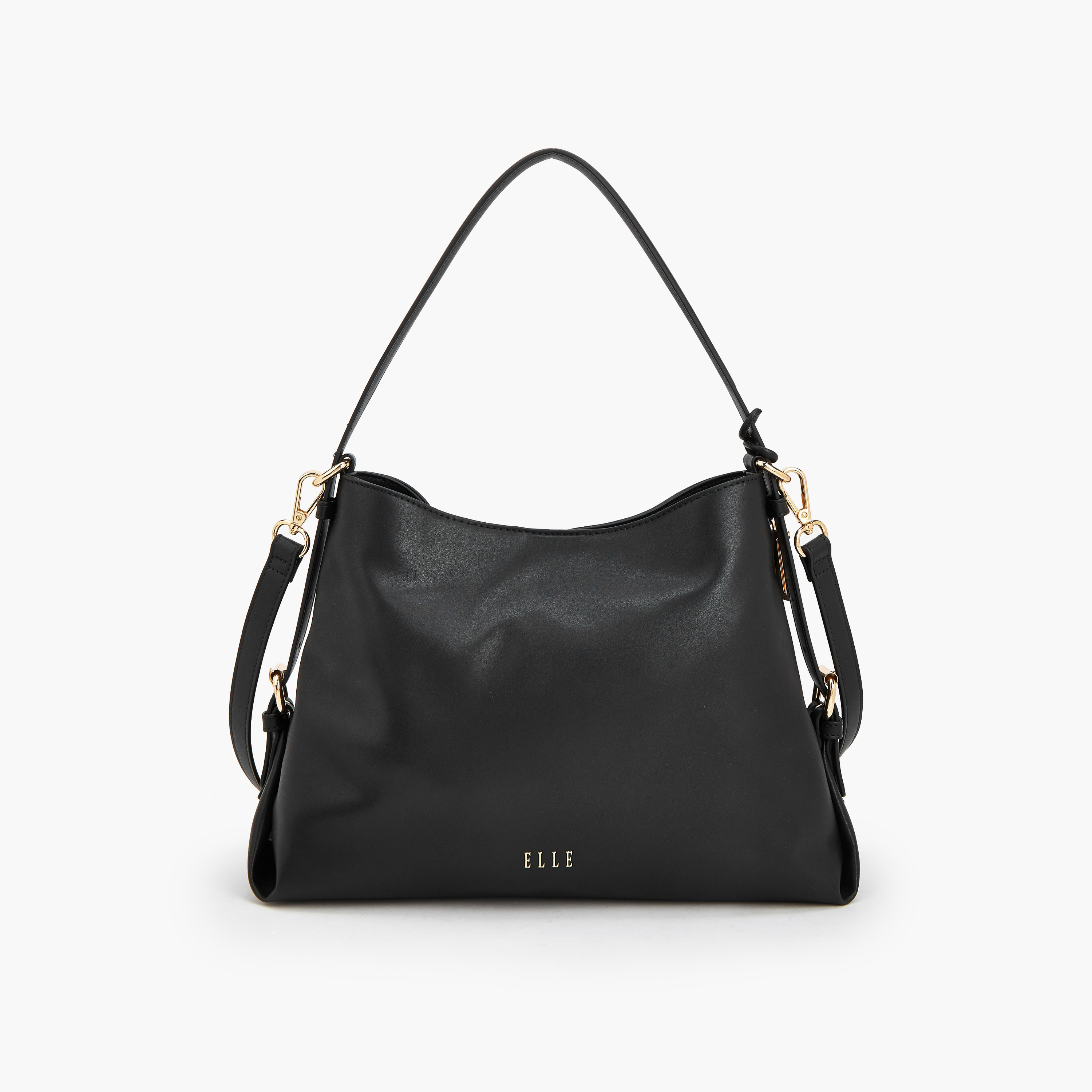 Elle Solid Shoulder Bag with Detachable Strap-women-bagsandwallets-handbags-image-7
