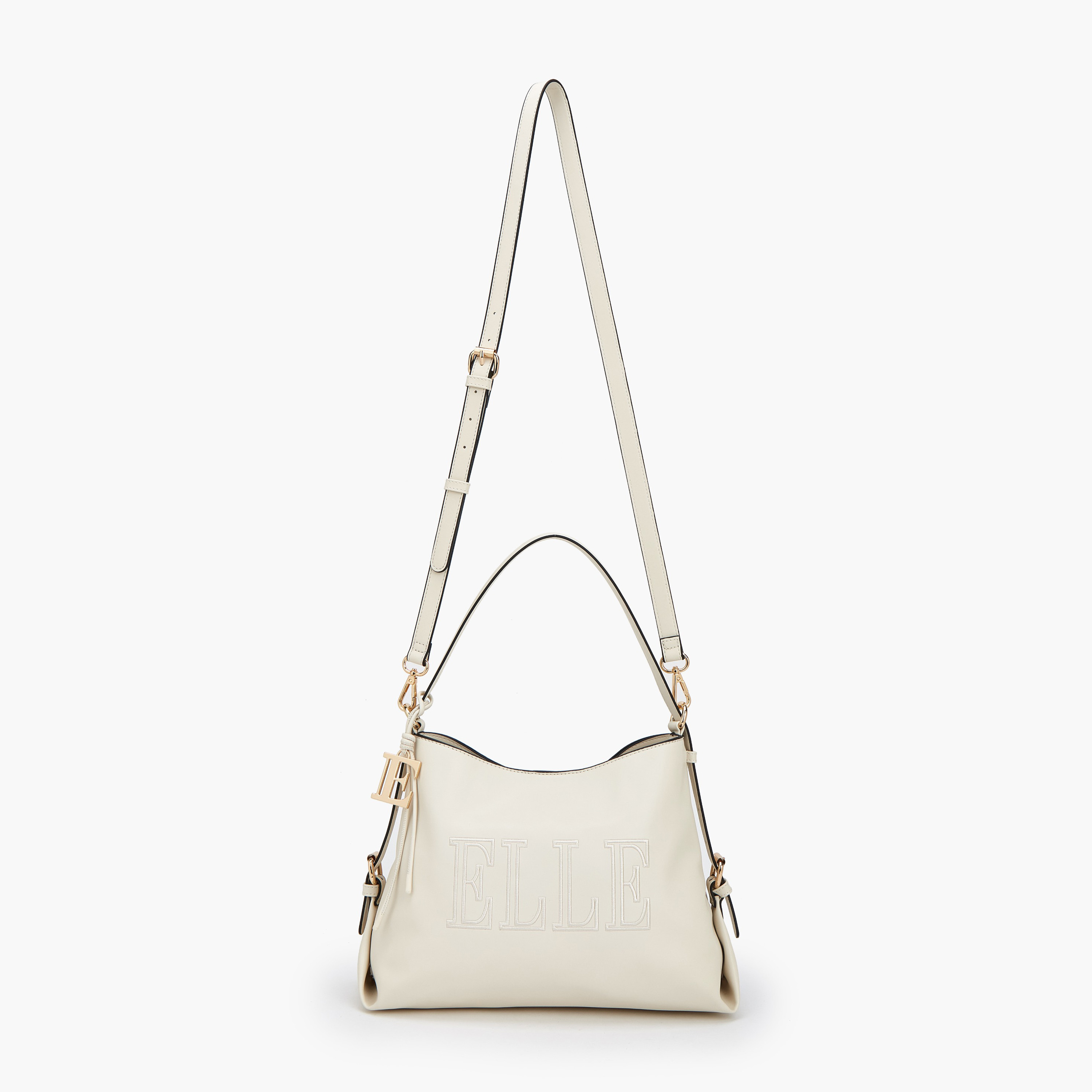 Elle Solid Shoulder Bag with Detachable Strap-women-bagsandwallets-handbags-image-2